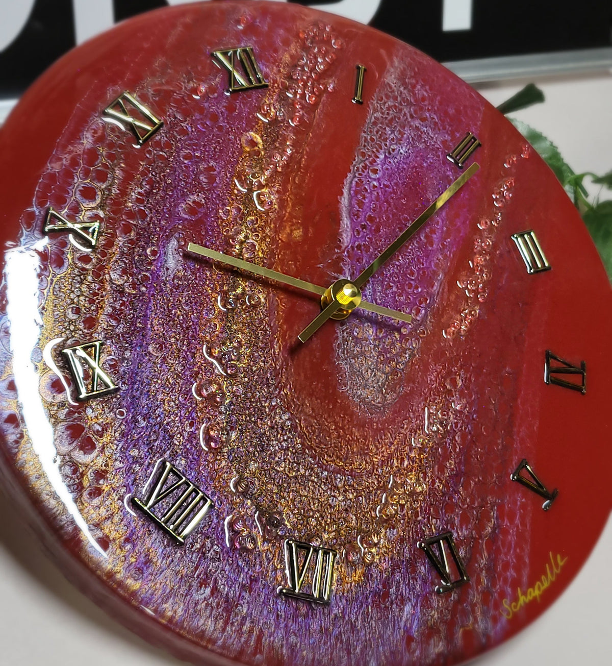Epoxy Resin Wall Clock Regular (ab1797)
