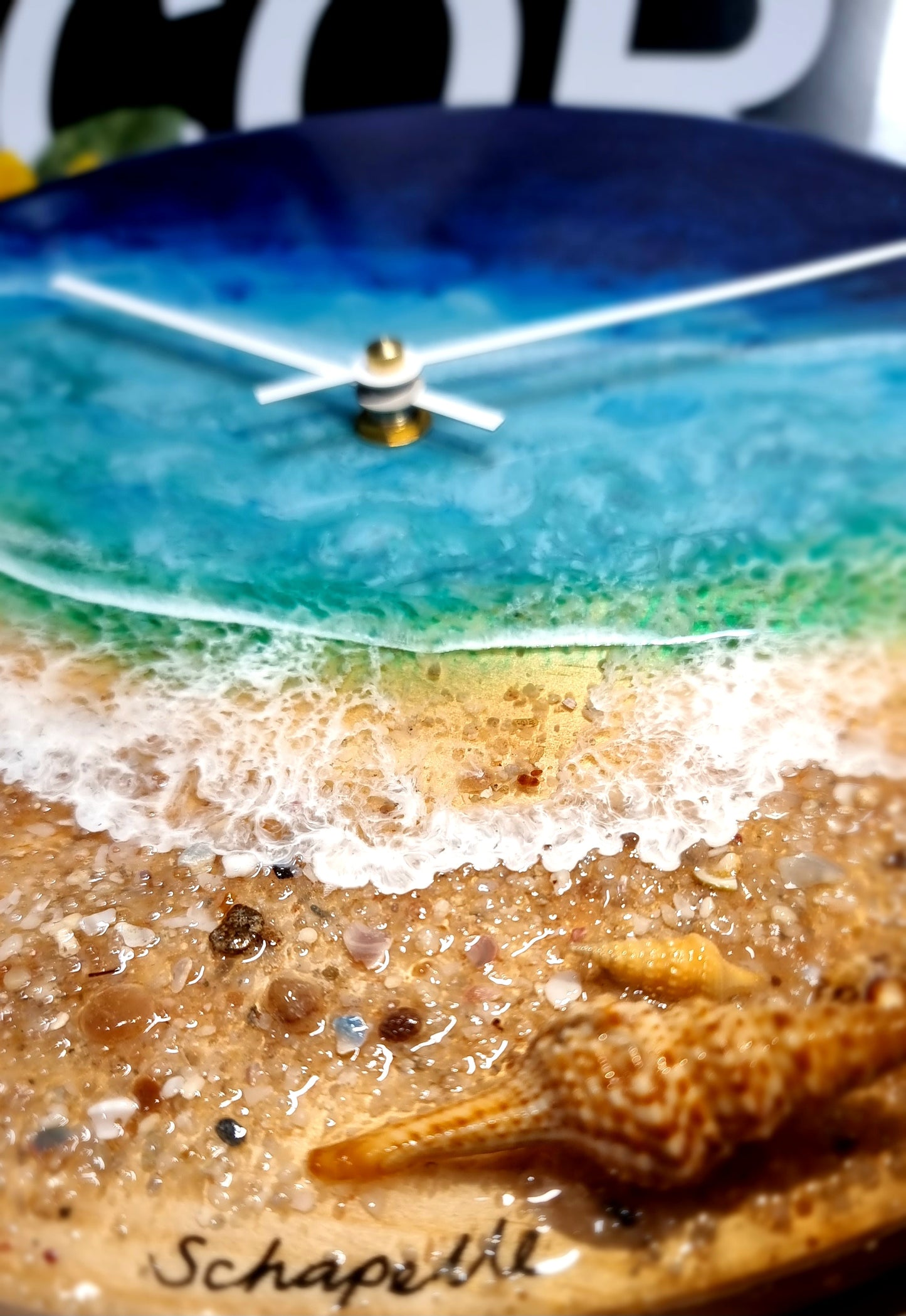 Epoxy Resin Wall Clock Regular (ab1622)