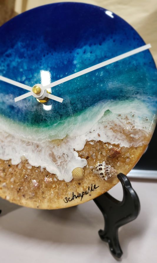 Epoxy Resin Wall Clock Small (ab1736)