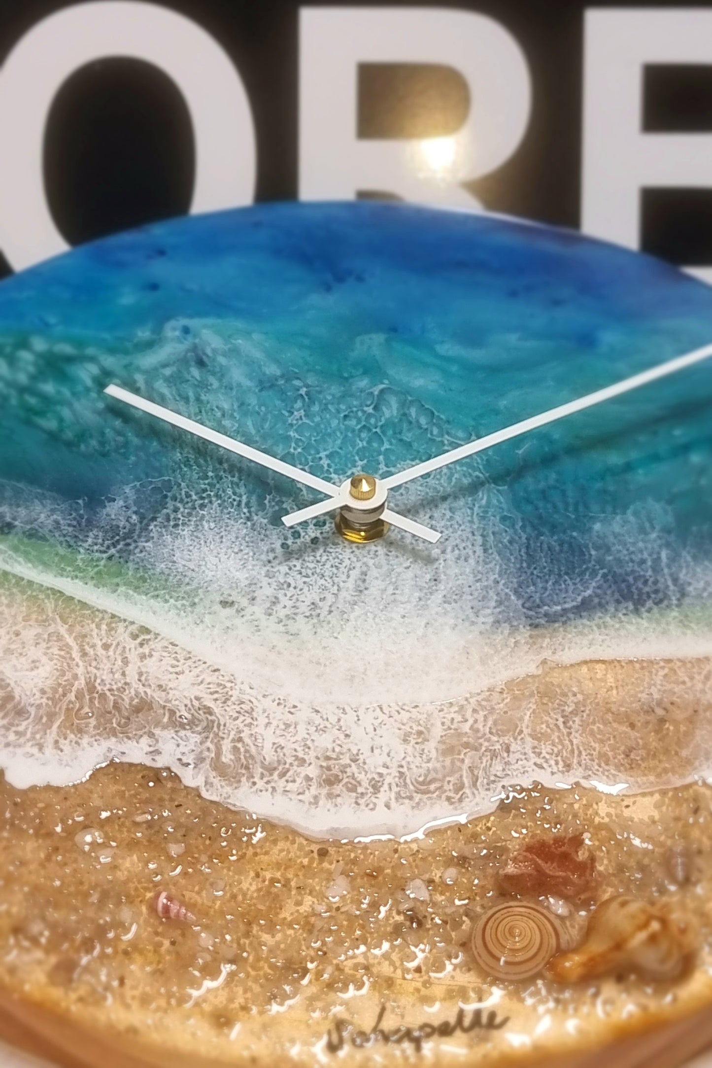 Epoxy Resin Wall Clock Regular (ab1700)