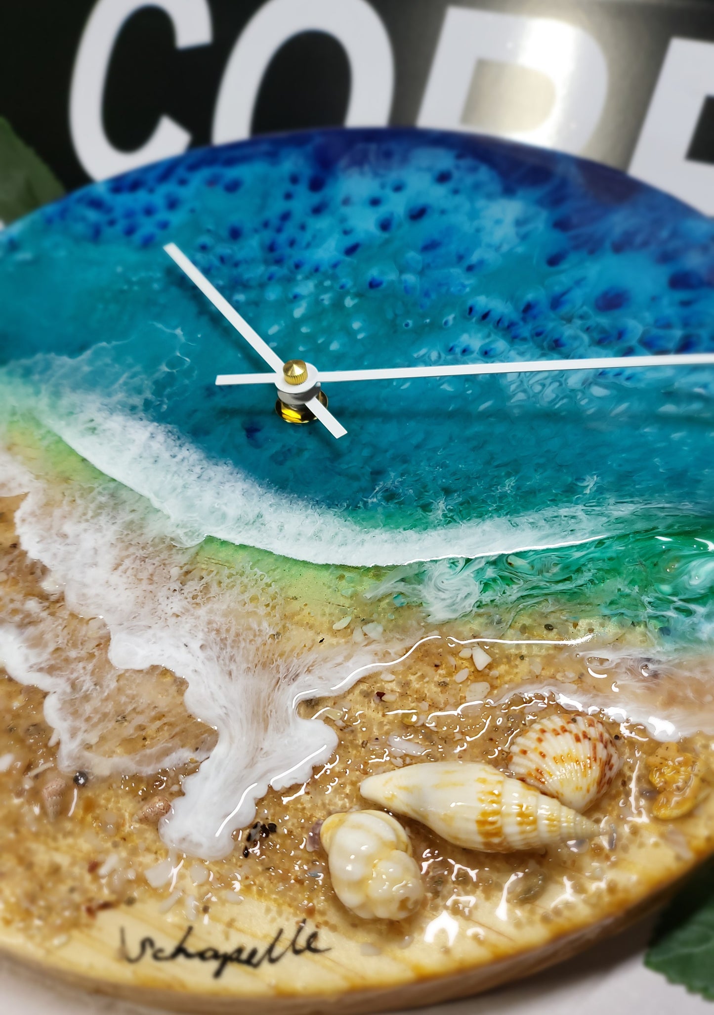 Epoxy Resin Wall Clock Regular (ab1760)