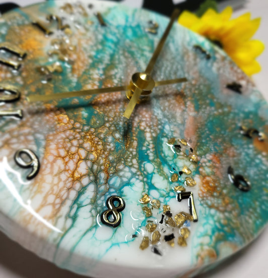 Epoxy Resin Wall Clock Small (ab1748)