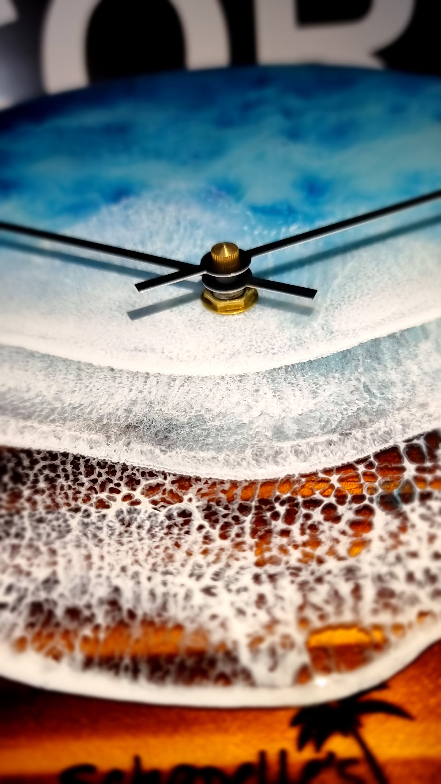 Epoxy Resin Wall Clock Regular (ab1505)