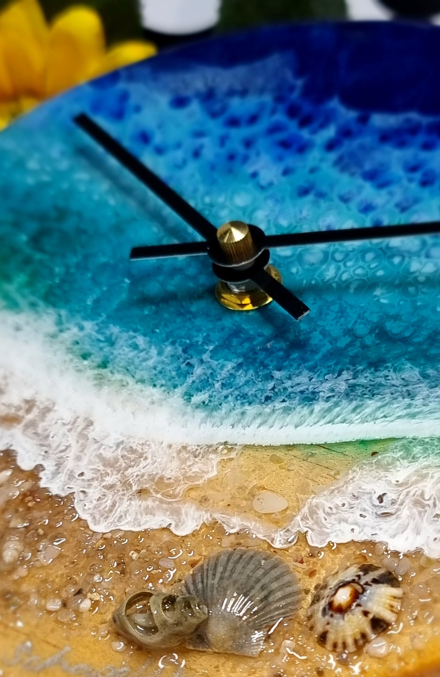 Epoxy Resin Wall Clock Small (ab1678)