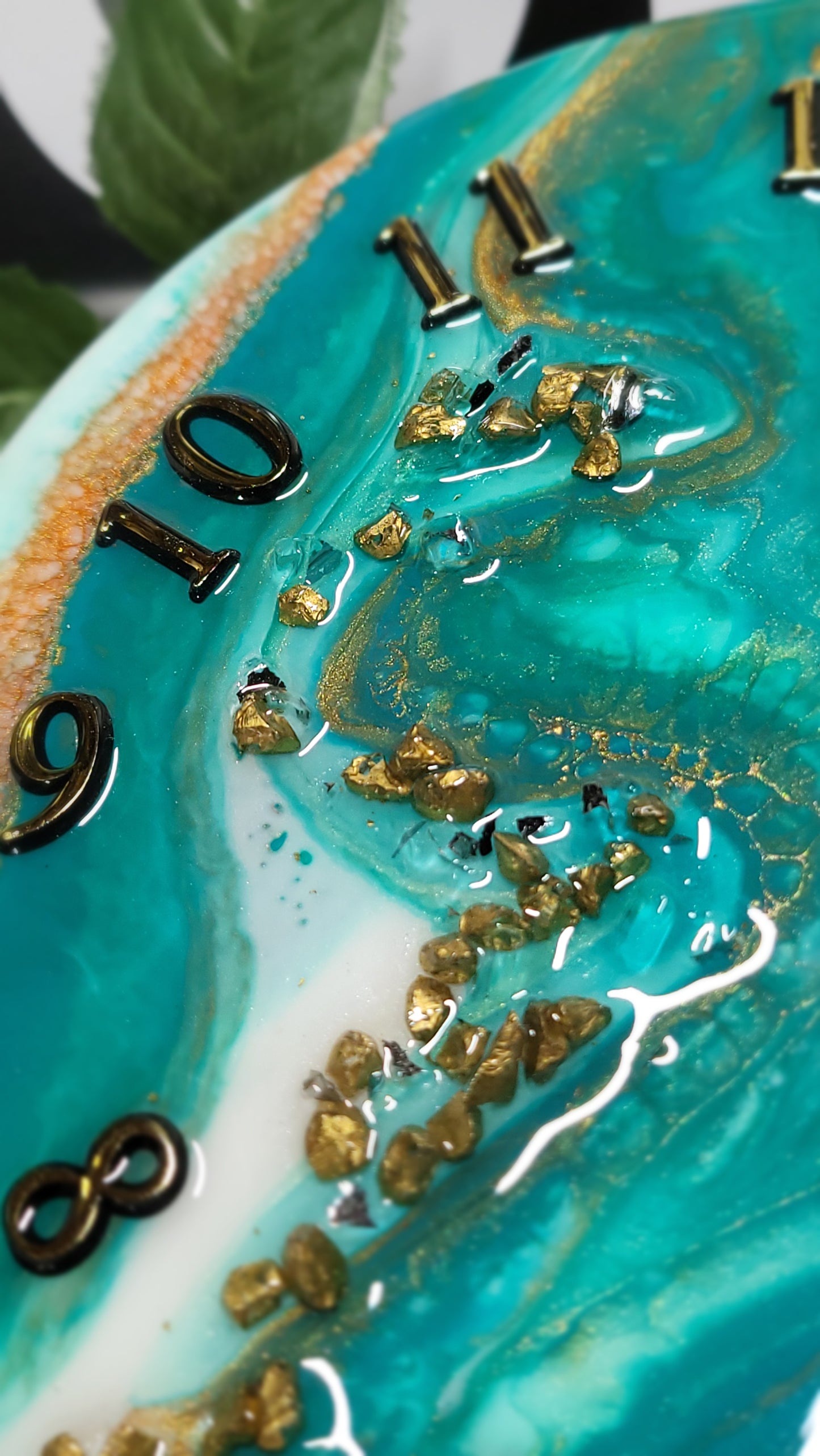 Epoxy Resin Wall Clock Small (ab1746)
