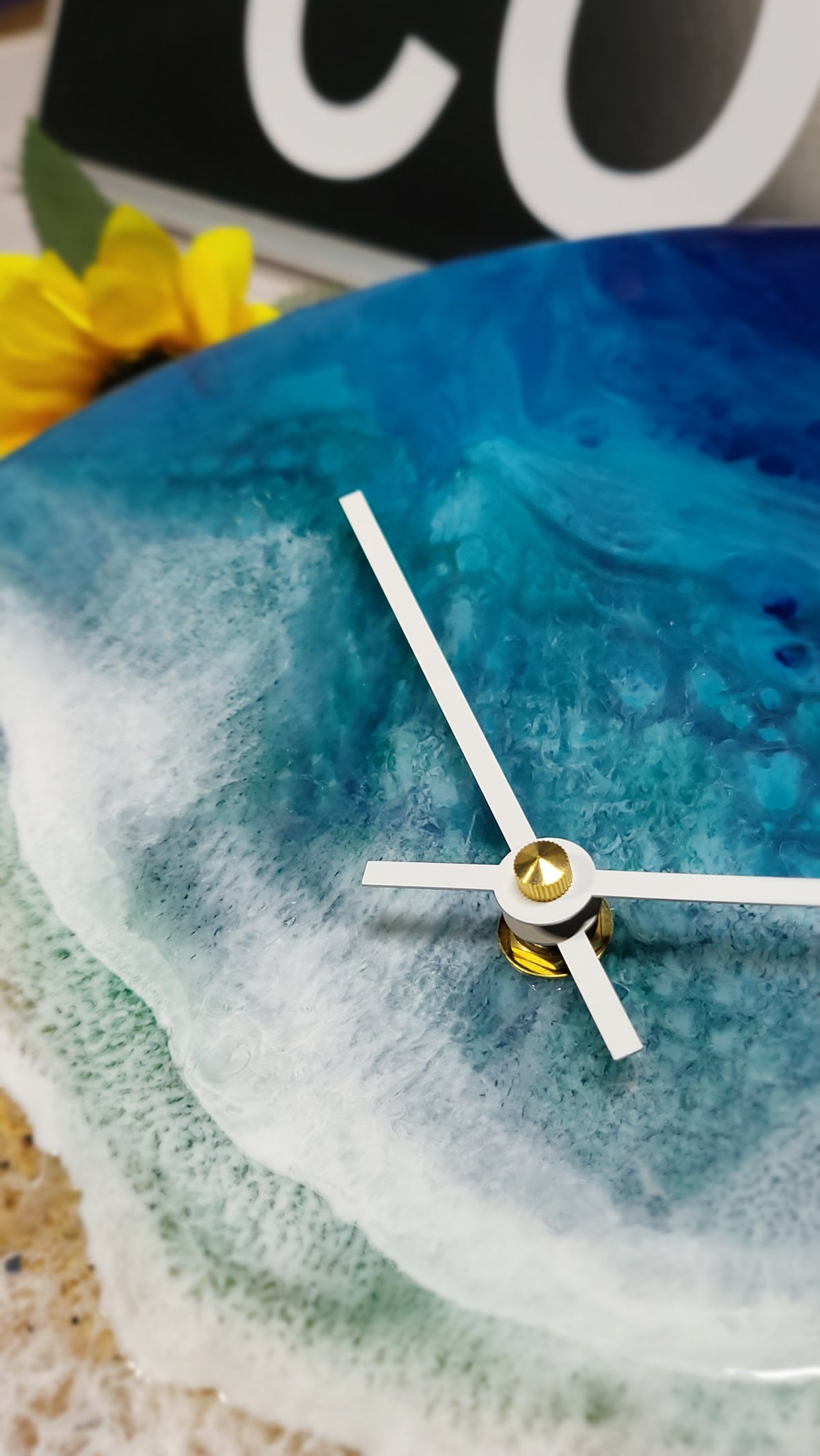 Epoxy Resin Wall Clock Regular (ab1784)