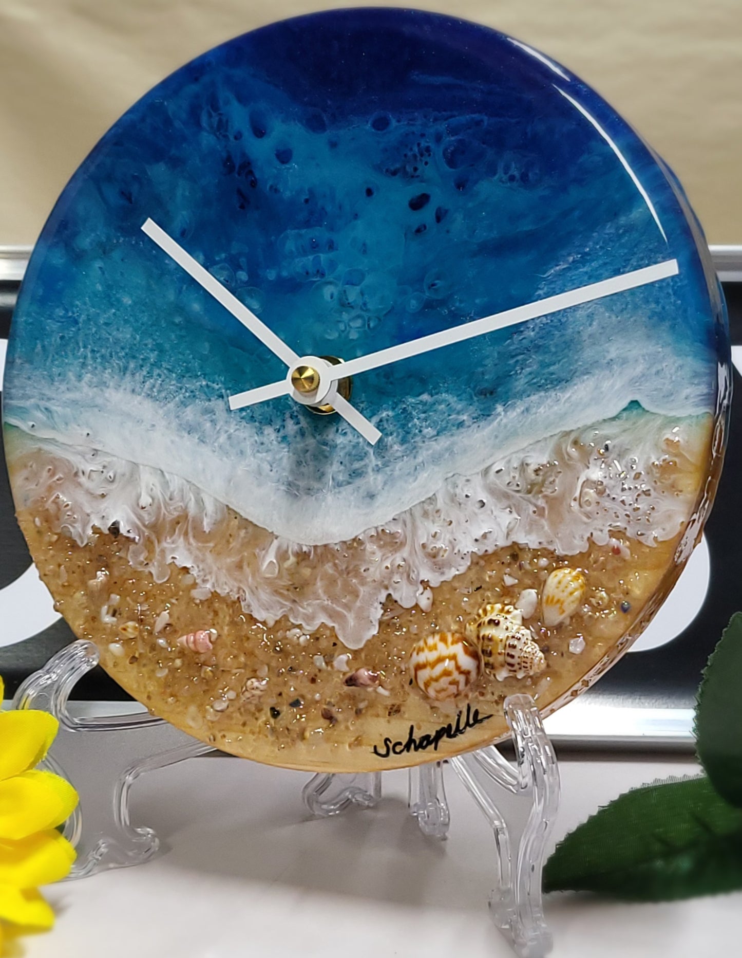 Epoxy Resin Wall Clock Small (ab1733)