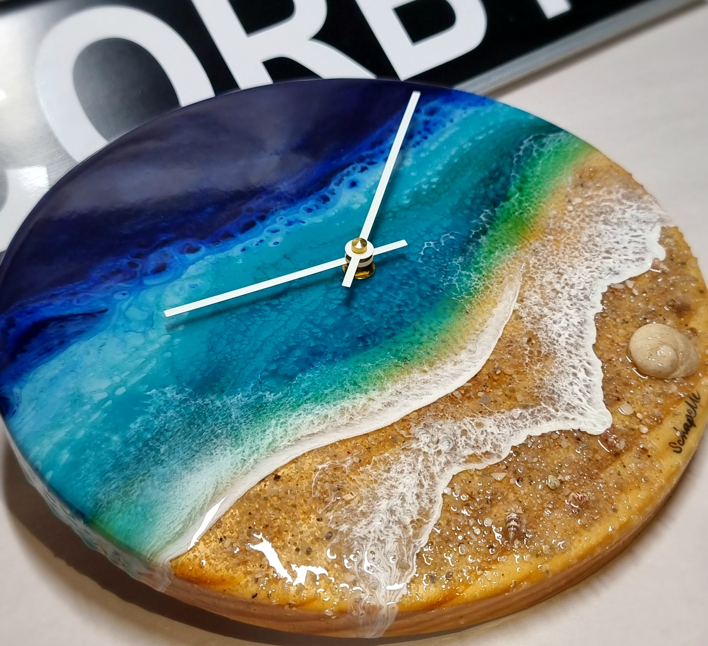 Epoxy Resin Wall Clock Regular (ab1682)