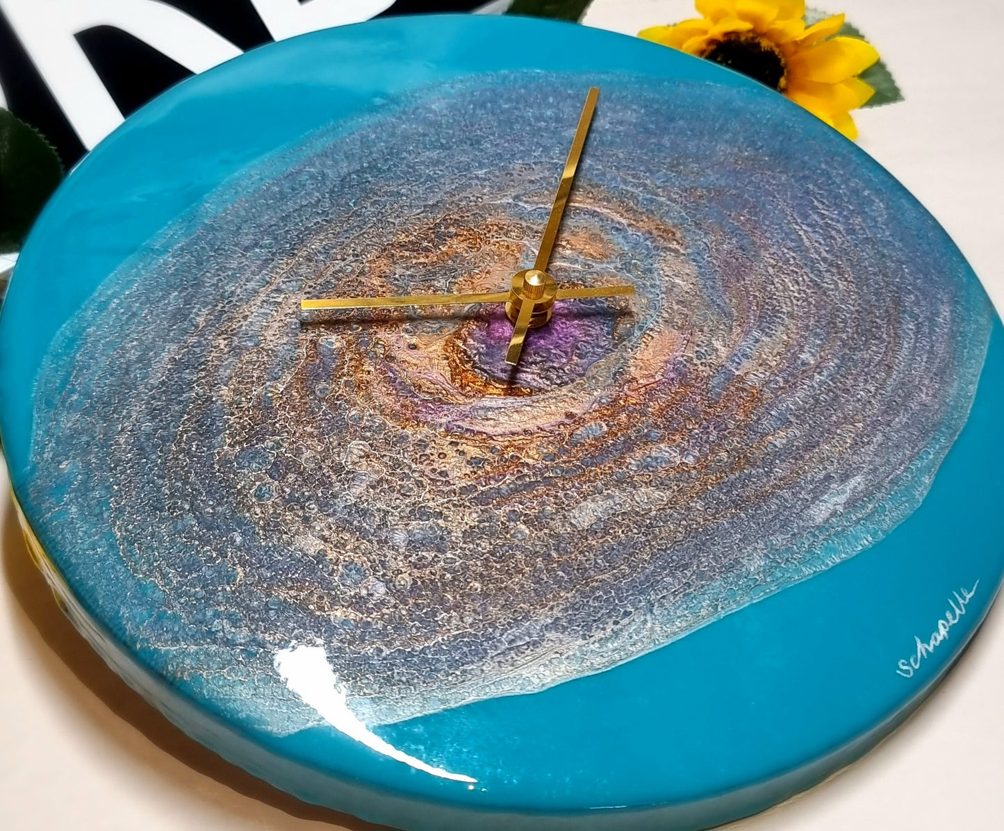 Epoxy Resin Wall Clock Regular (ab1560)