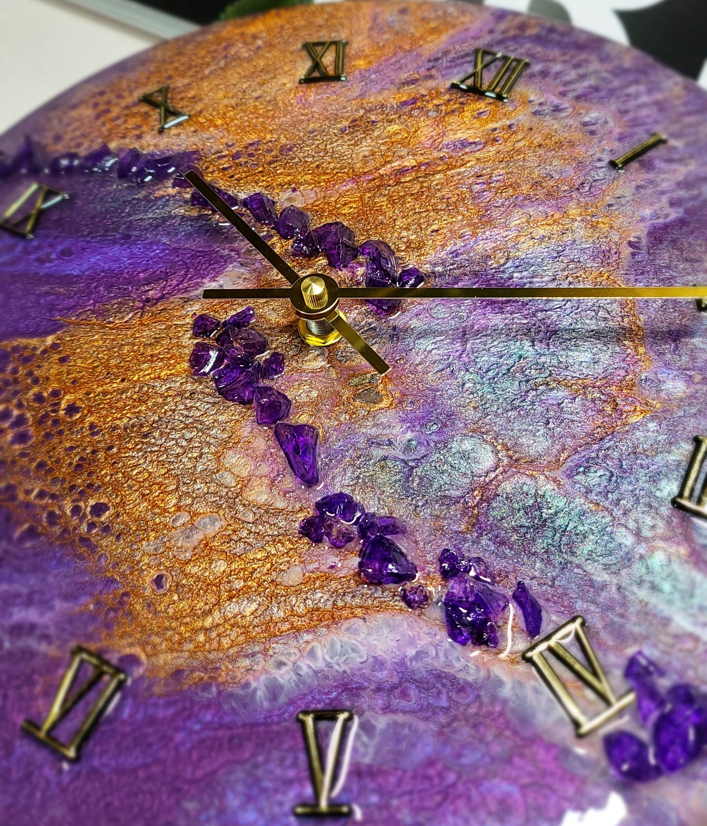 Epoxy Resin Wall Clock Regular (ab1722)