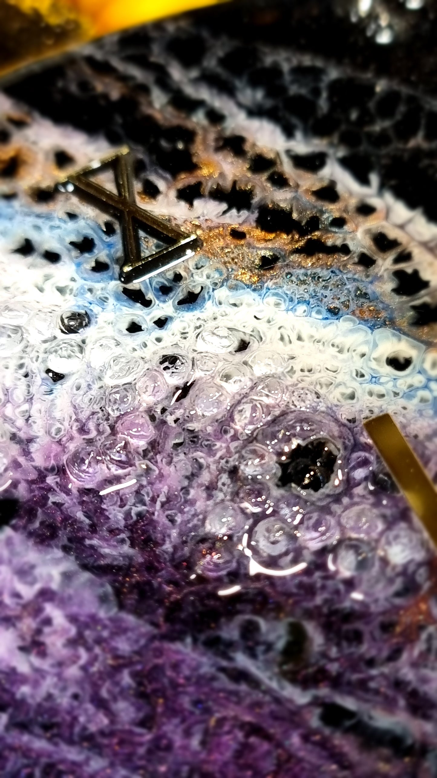 Epoxy Resin Wall Clock Regular (ab1642)