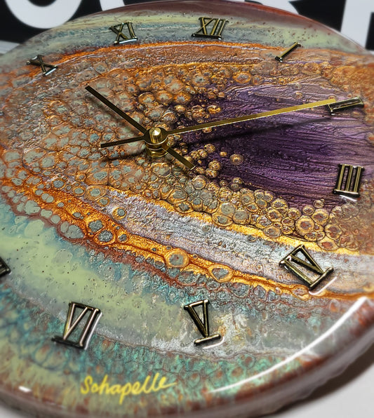 Epoxy Resin Wall Clock Regular (ab1743)