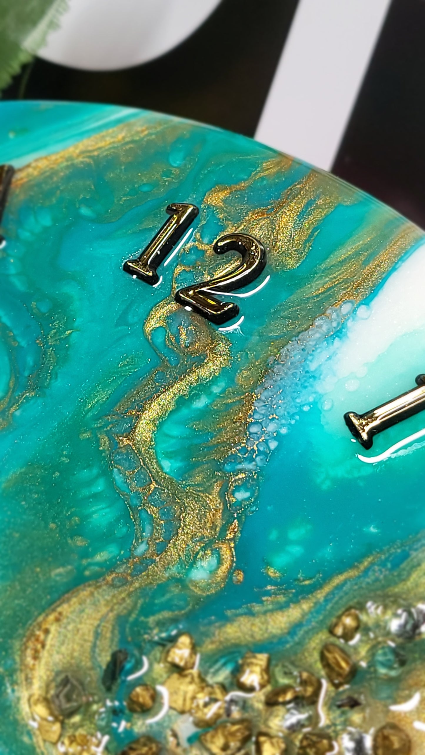 Epoxy Resin Wall Clock Small (ab1746)