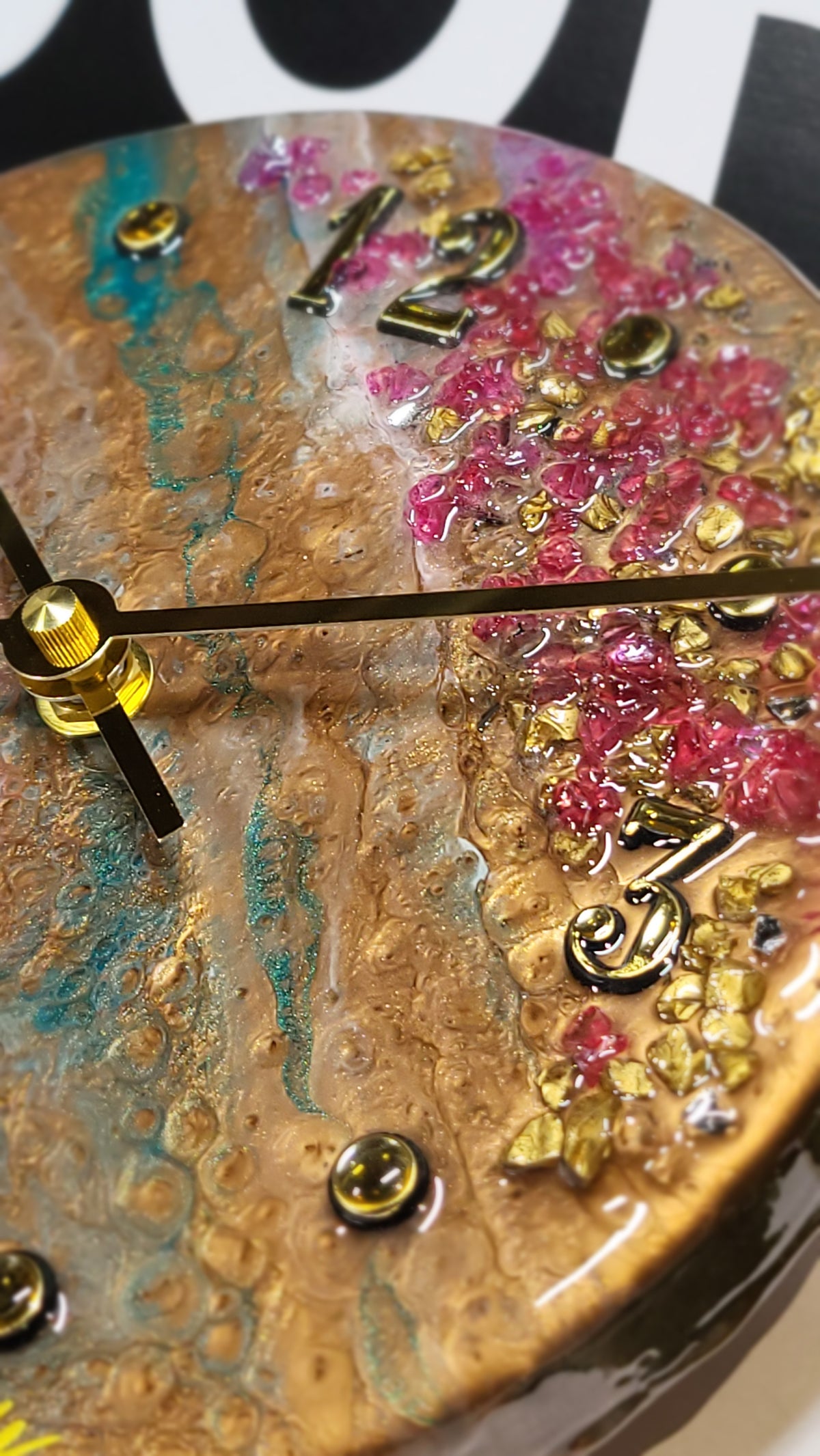 Epoxy Resin Wall Clock Small (ab1794)