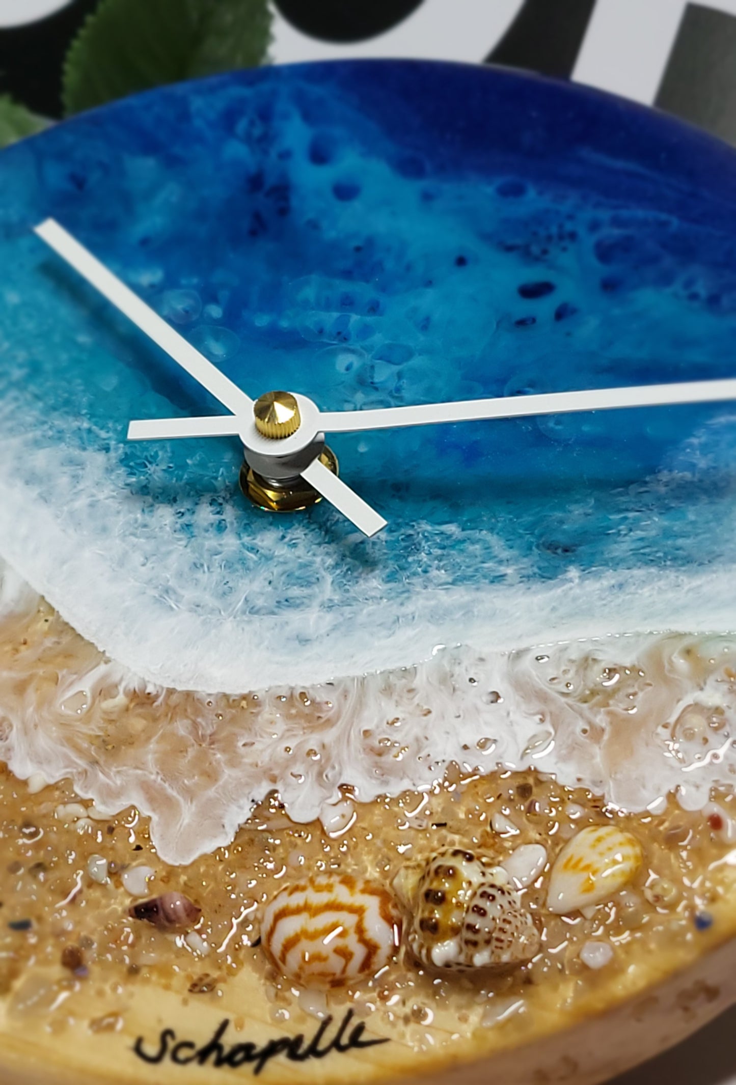 Epoxy Resin Wall Clock Small (ab1733)