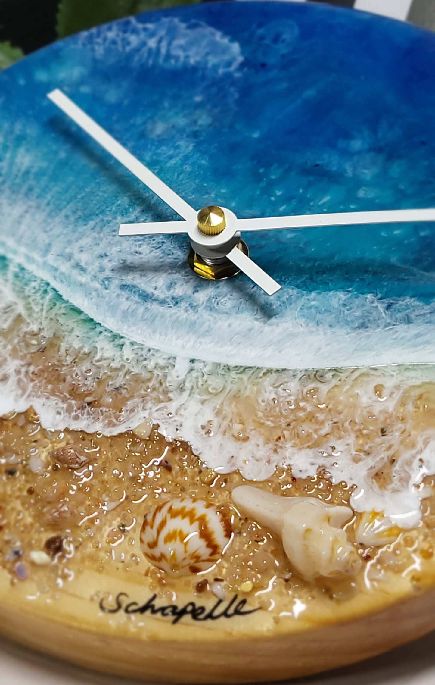 Epoxy Resin Wall Clock Small (ab1737)