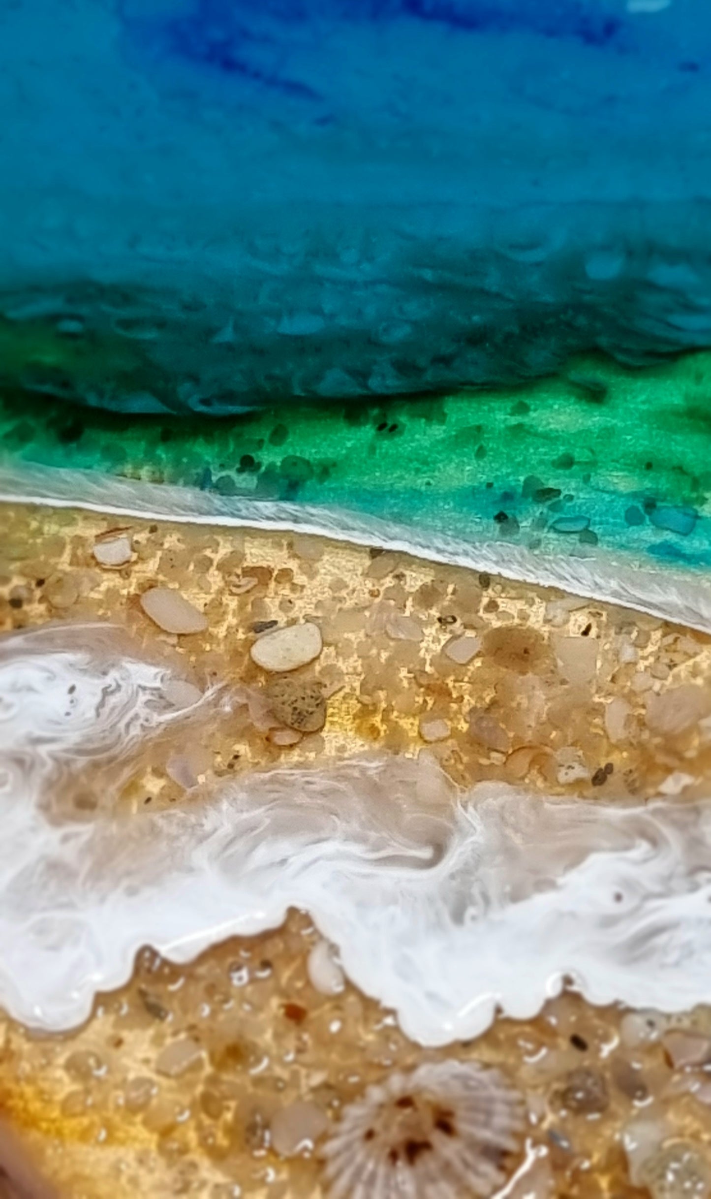 Epoxy Resin Wall Clock Regular (ab1676)