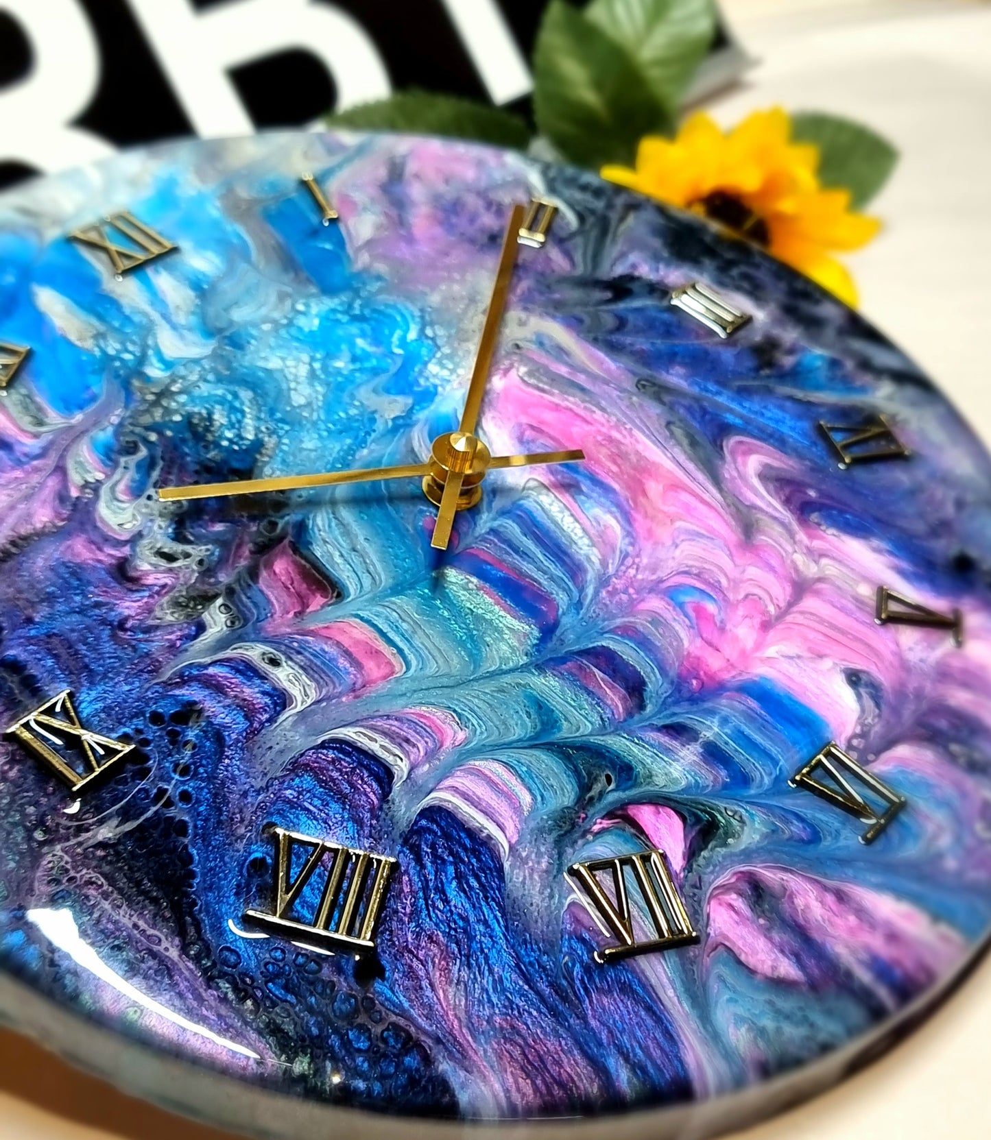 Epoxy Resin Wall Clock Regular (ab1523)