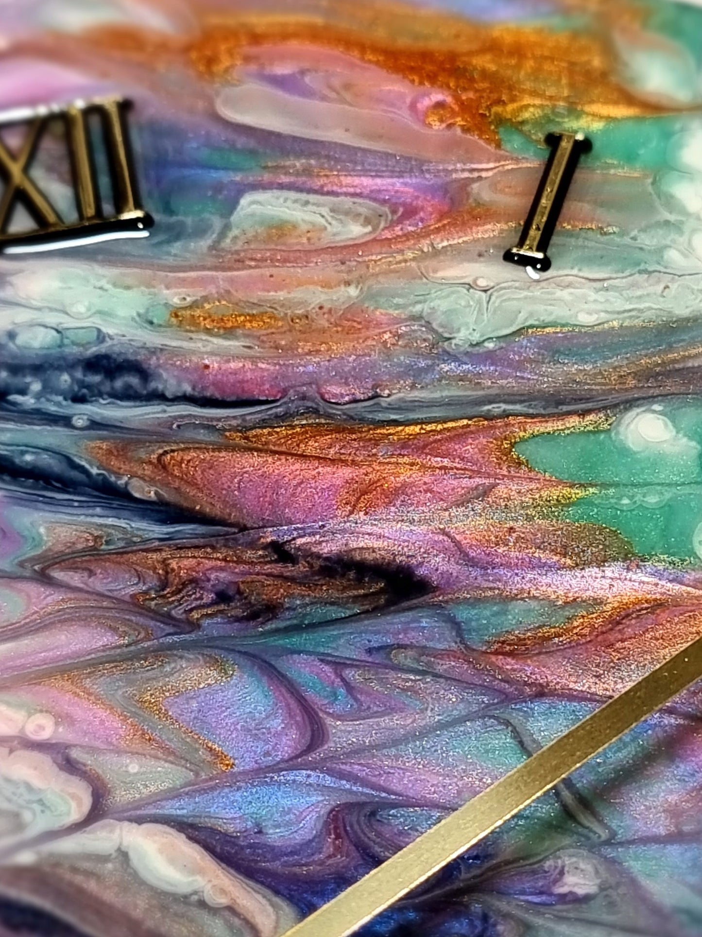 Epoxy Resin Wall Clock Regular (ab1595)