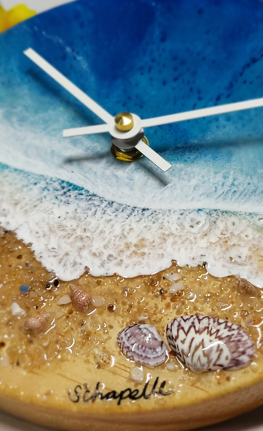 Epoxy Resin Wall Clock Small (ab1731)