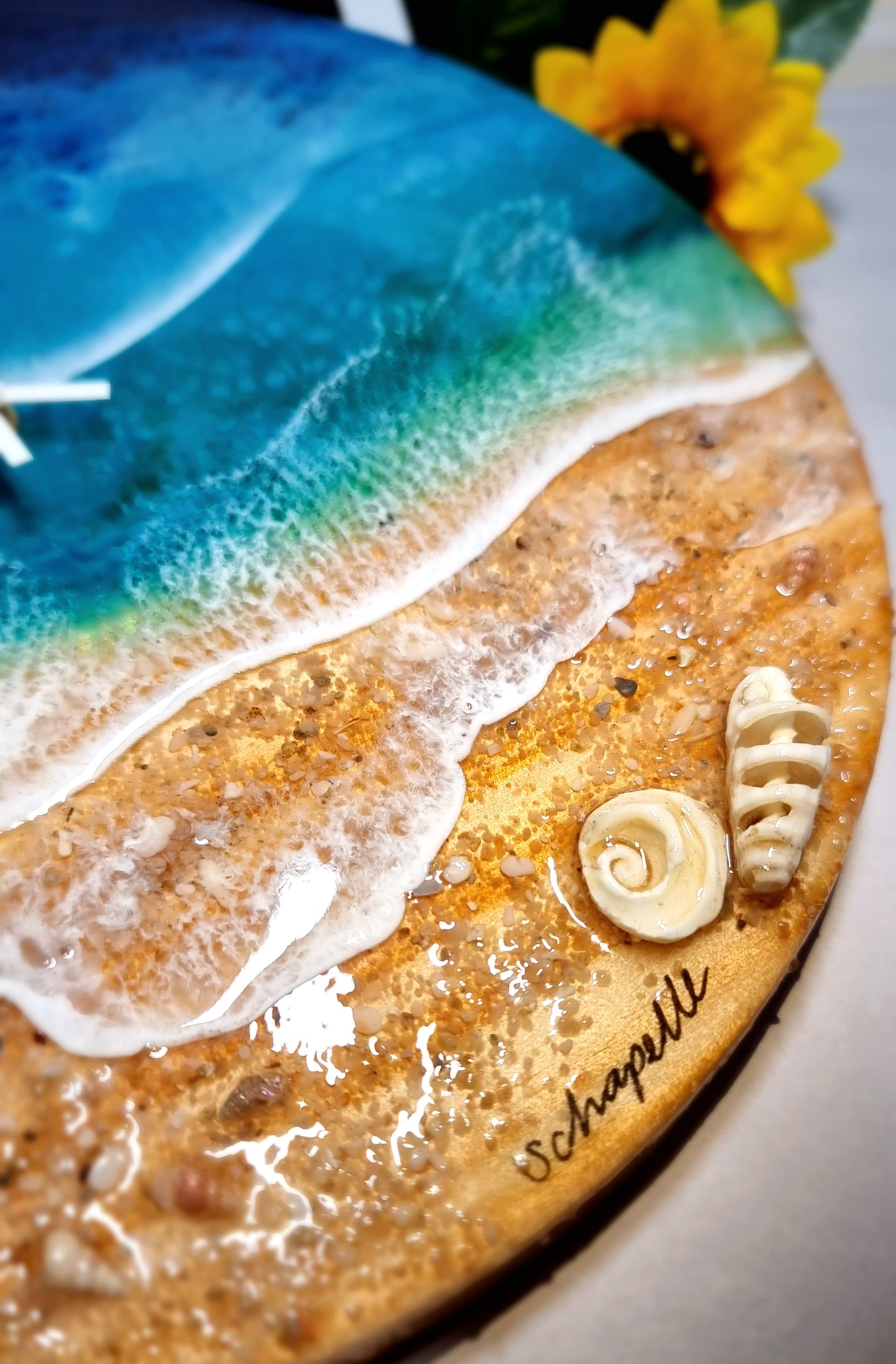 Epoxy Resin Wall Clock Regular (ab1640)