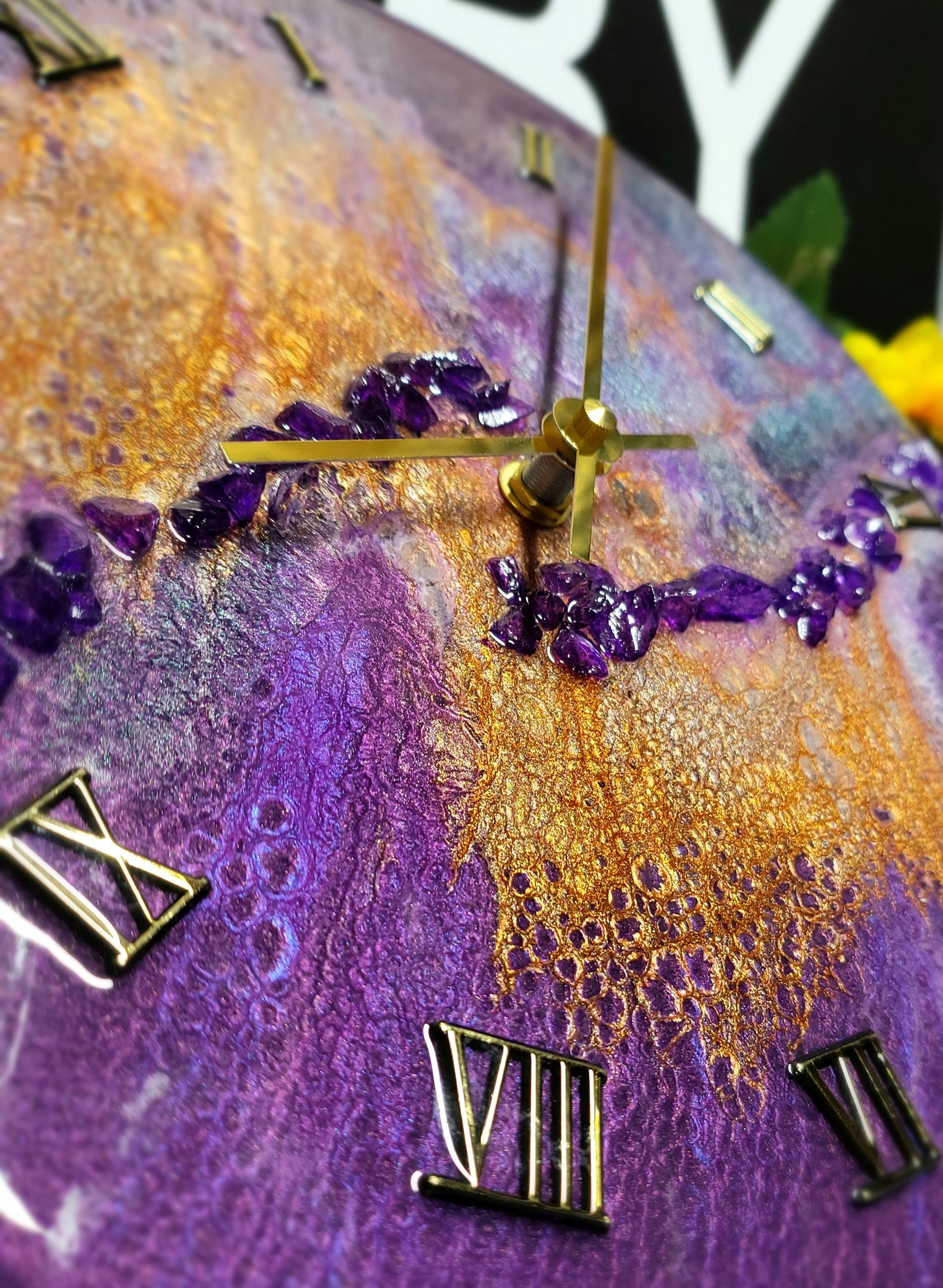 Epoxy Resin Wall Clock Regular (ab1722)