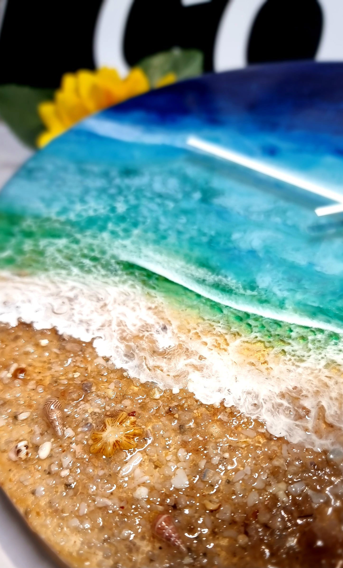 Epoxy Resin Wall Clock Regular (ab1622)