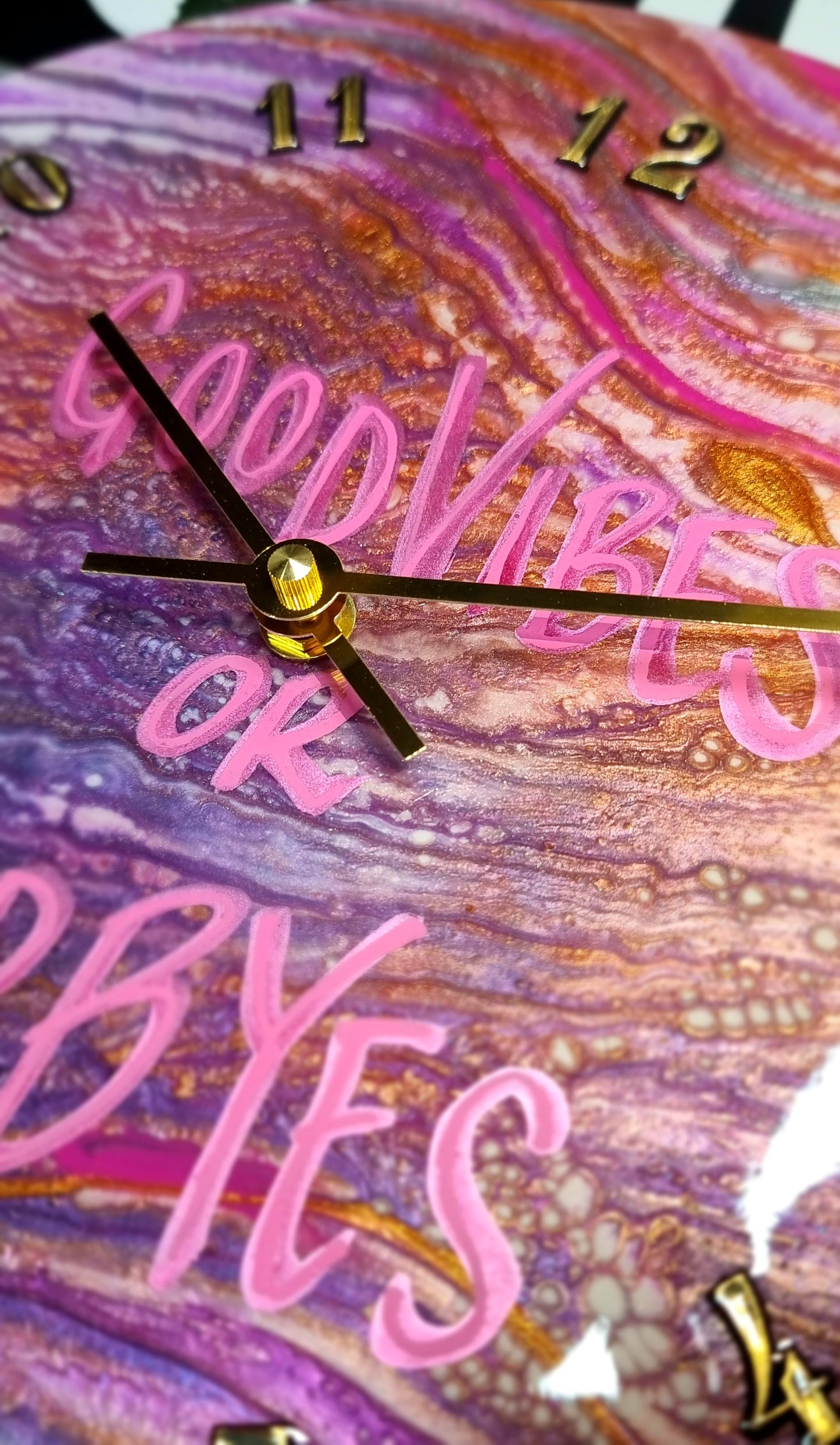 Epoxy Resin Wall Clock Regular (ab1660)