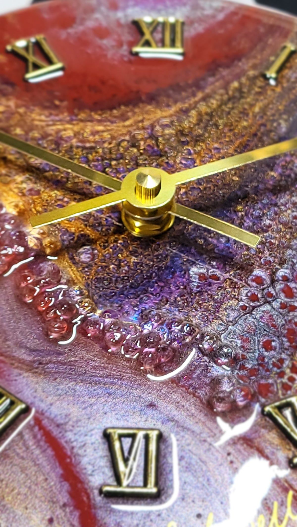 Epoxy Resin Wall Clock Small (ab1798)
