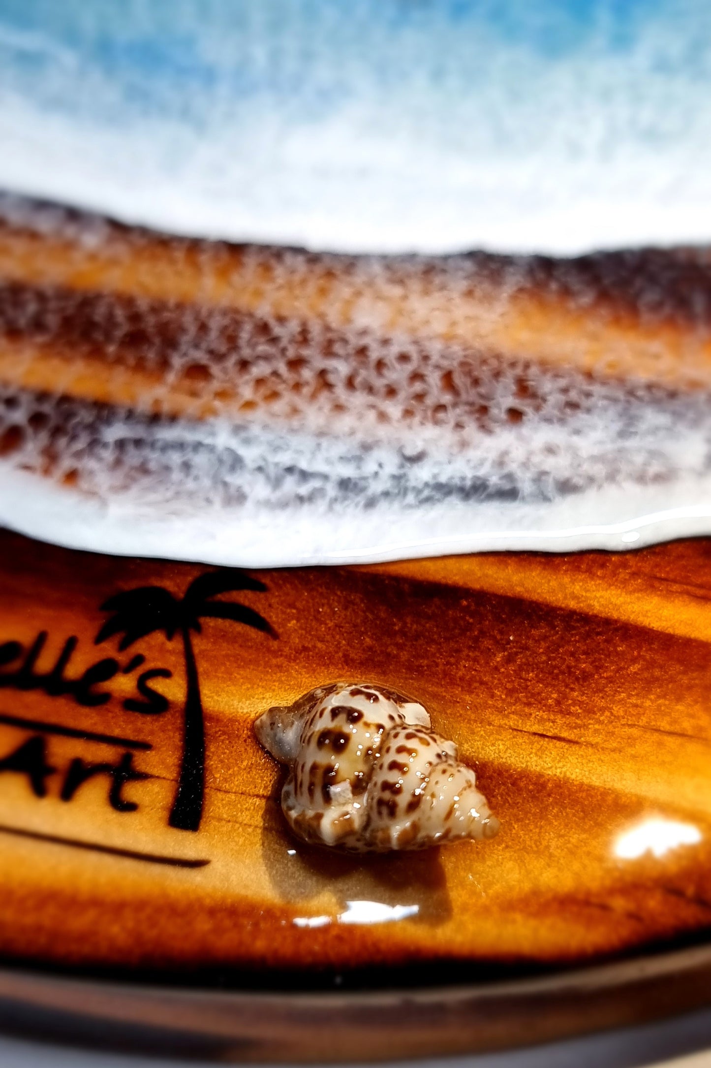 Epoxy Resin Wall Clock Regular (ab1616)