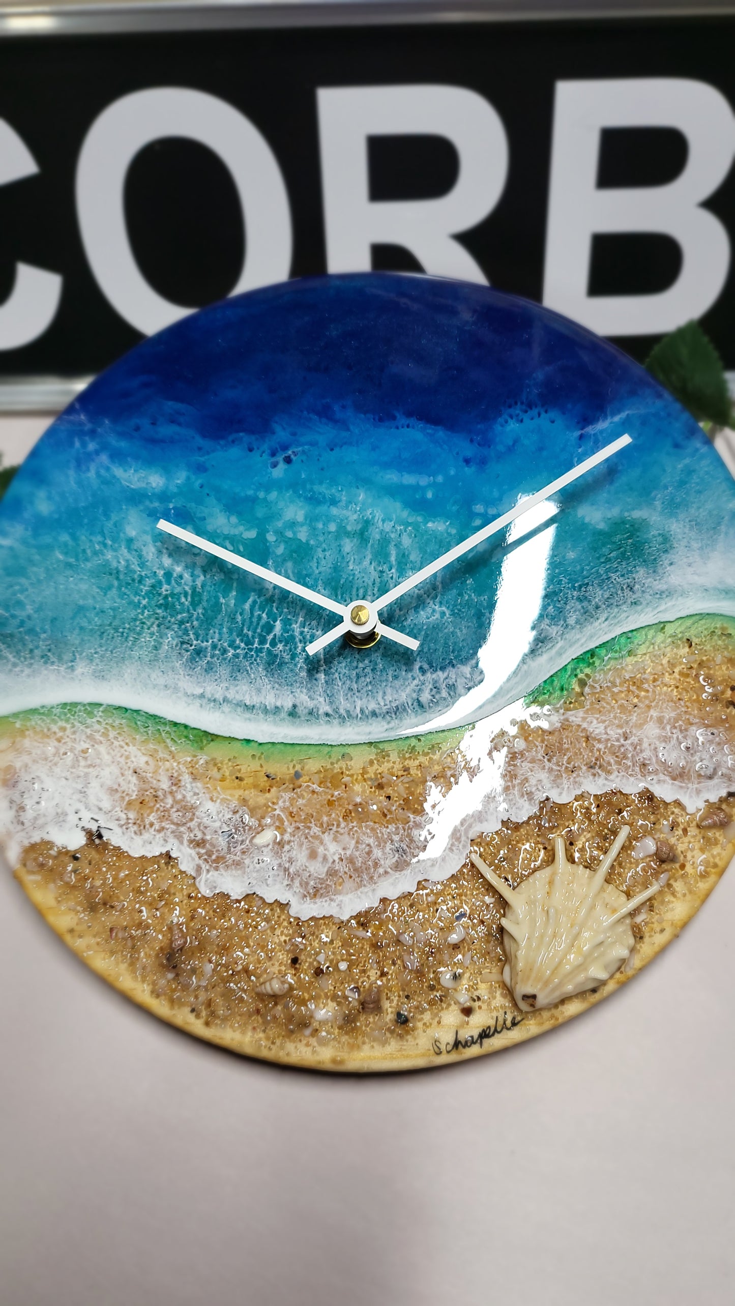 Epoxy Resin Wall Clock Regular (ab1740)