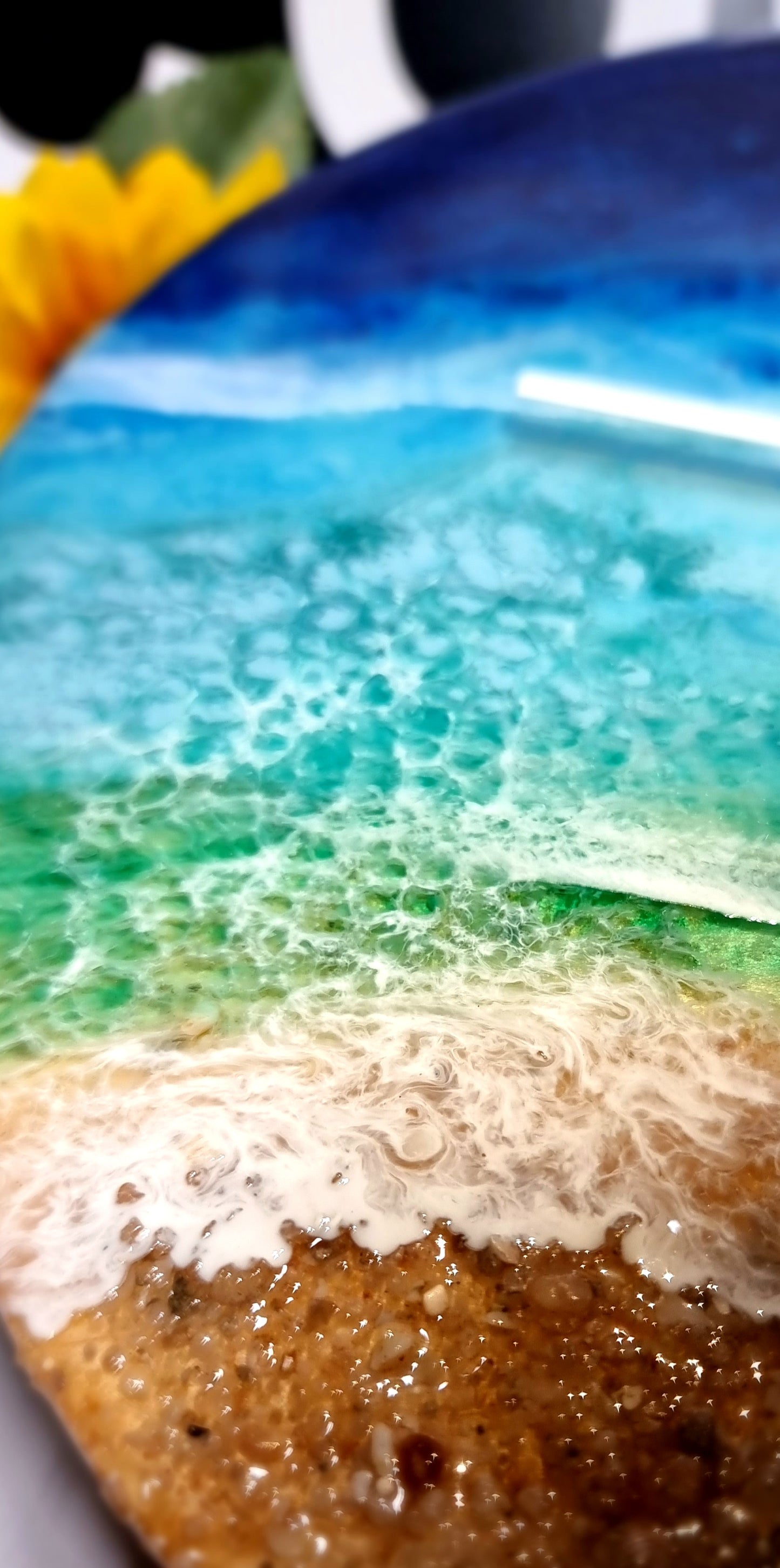 Epoxy Resin Wall Clock Regular (ab1622)