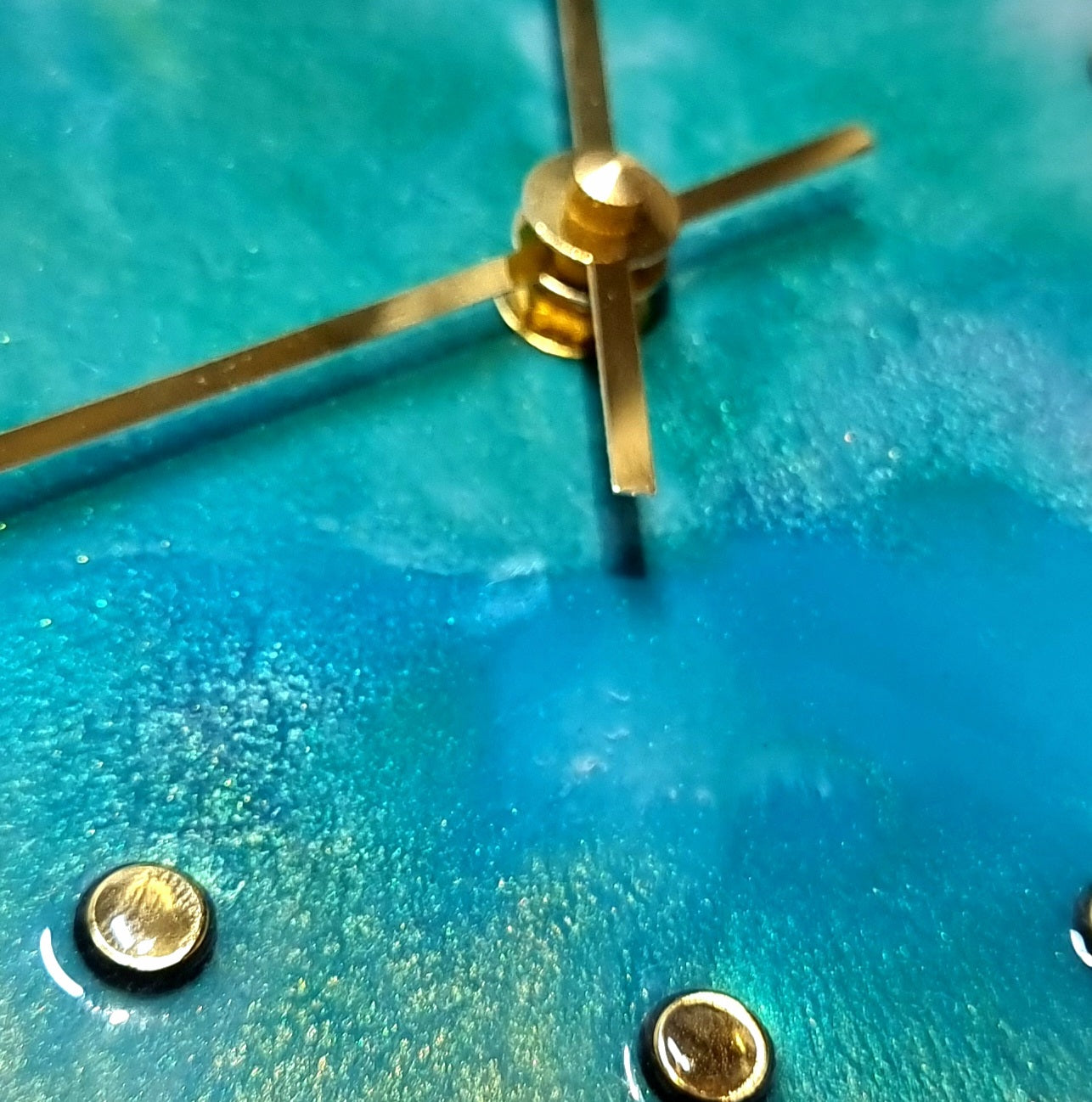 Epoxy Resin Wall Clock Small (ab1514)