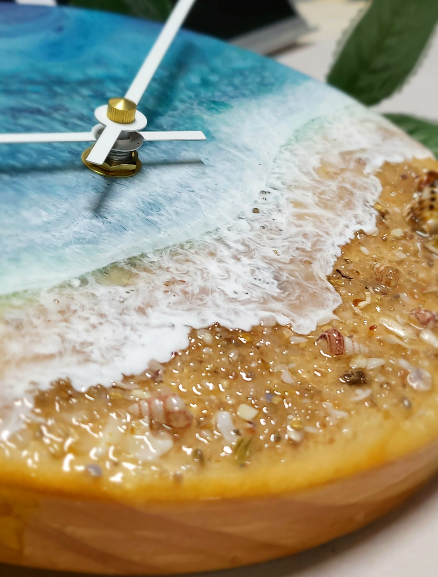 Epoxy Resin Wall Clock Small (ab1711)
