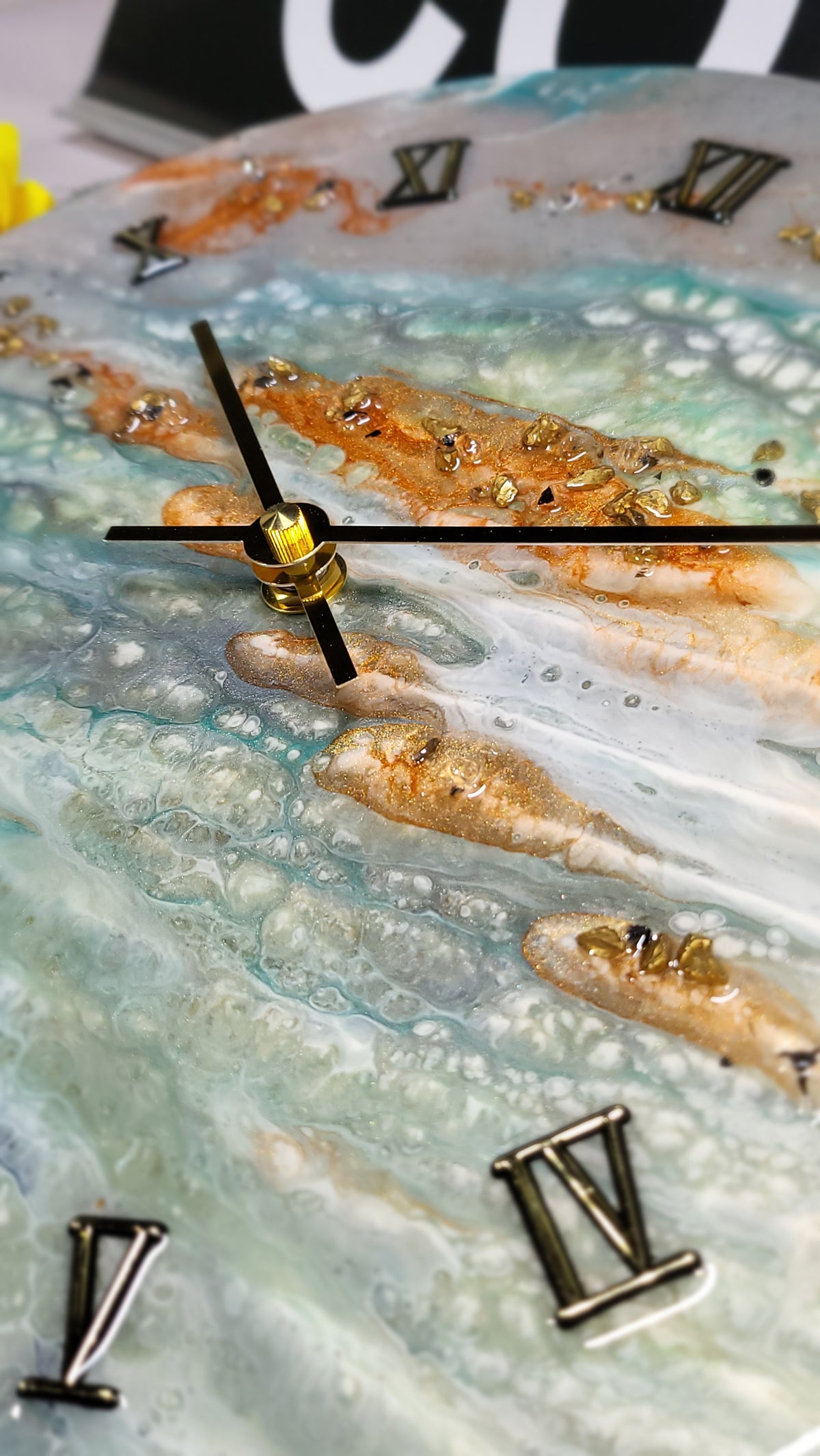 Epoxy Resin Wall Clock Regular (ab1795)