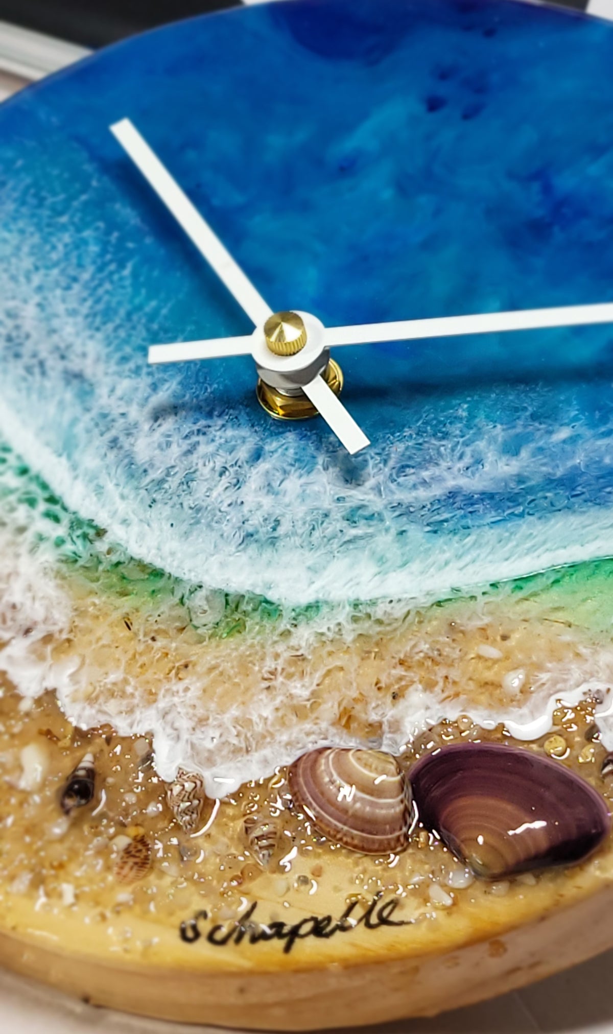 Epoxy Resin Wall Clock Small (ab1771)