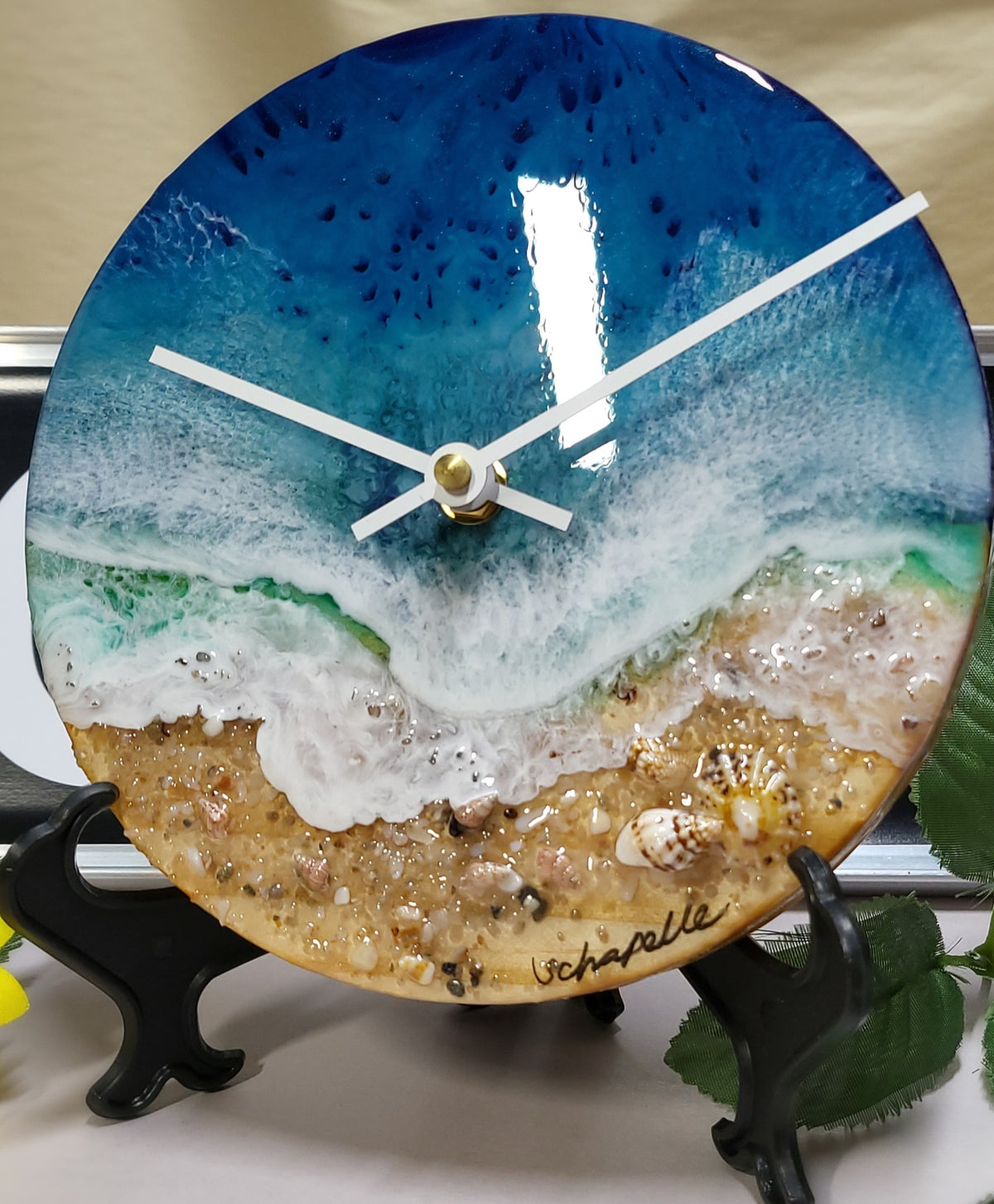 Epoxy Resin Wall Clock Small (ab1785)