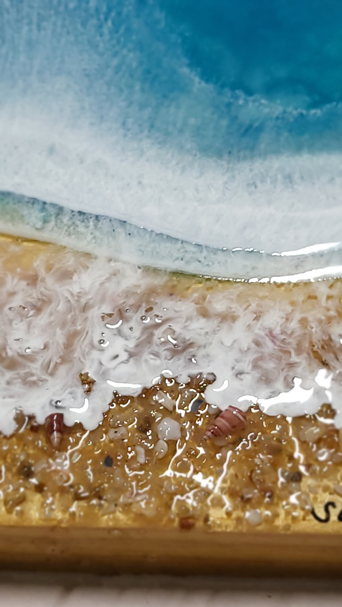 Epoxy Resin Ocean Wall Art