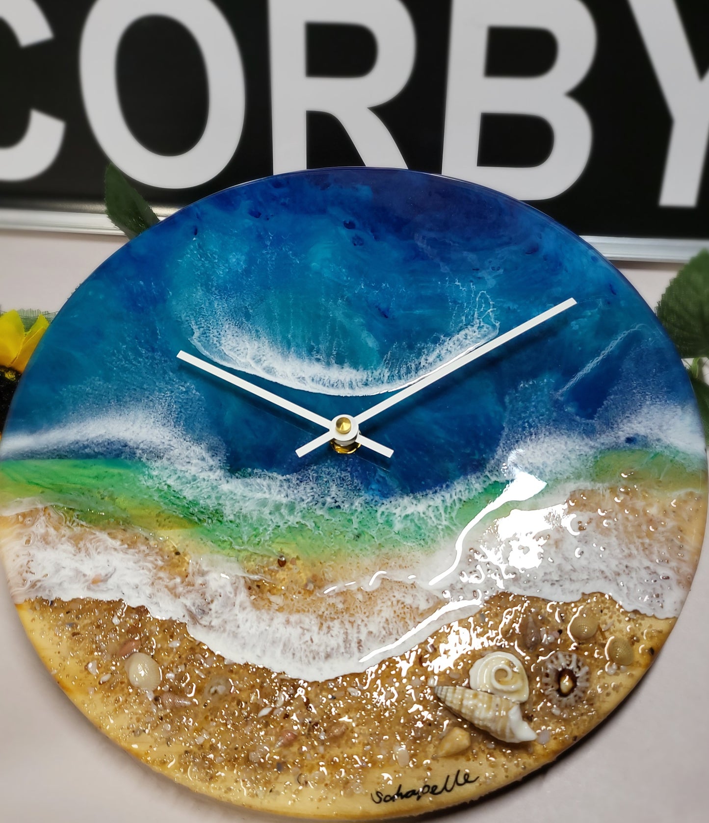 Epoxy Resin Wall Clock Regular (ab1761)