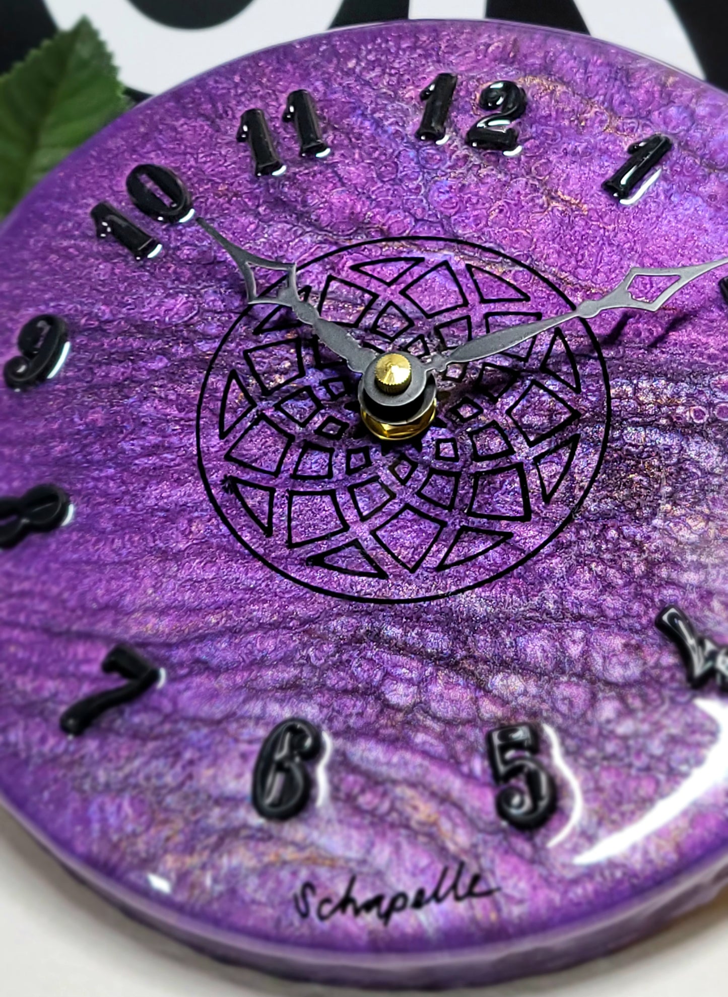 Epoxy Resin Wall Clock Small (ab1719)