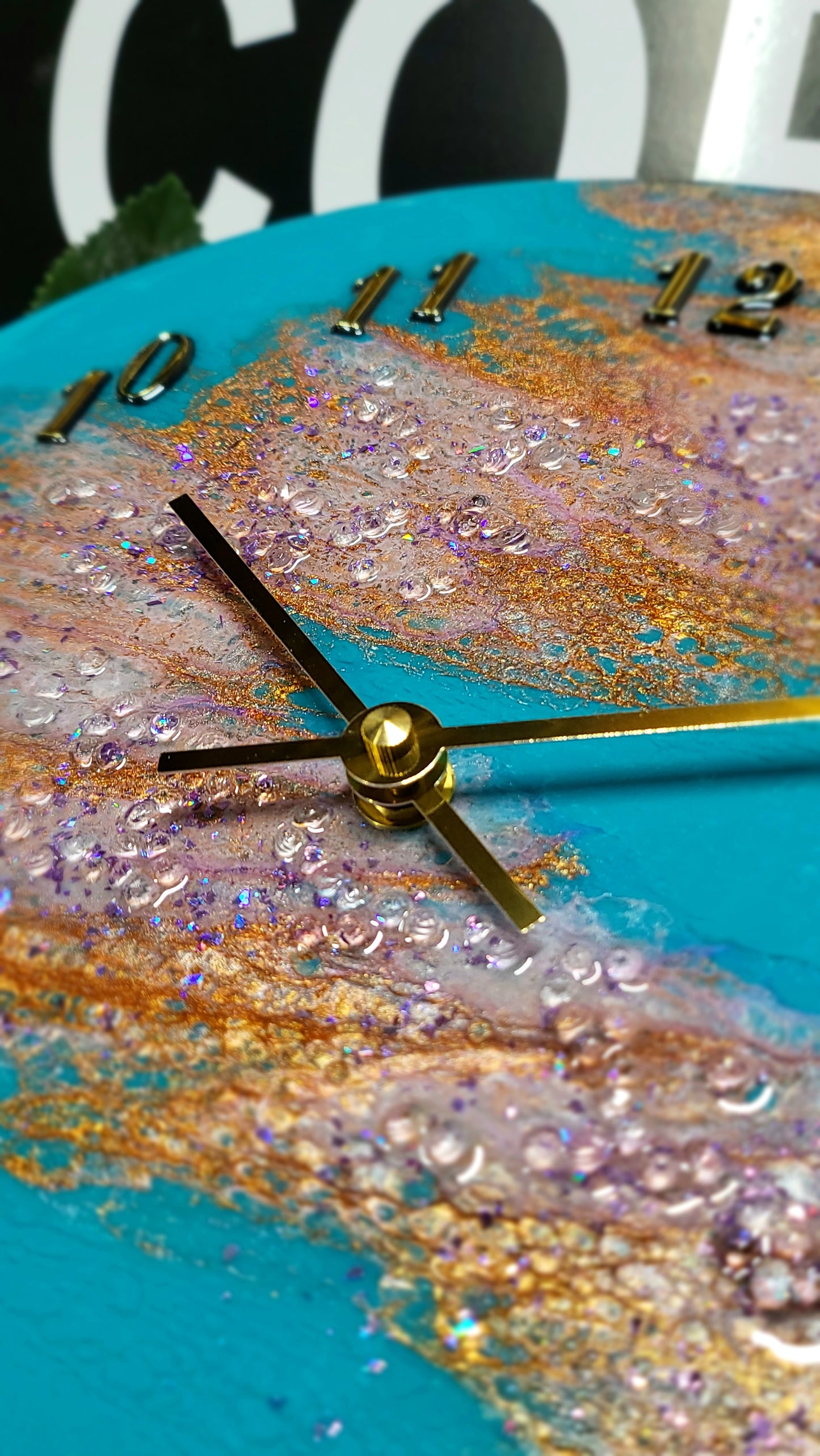 Epoxy Resin Wall Clock Regular (ab1725)