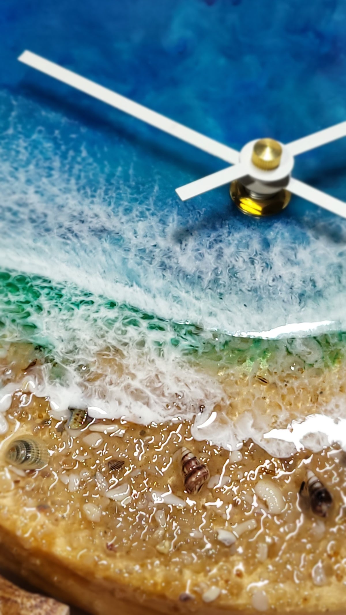 Epoxy Resin Wall Clock Small (ab1771)