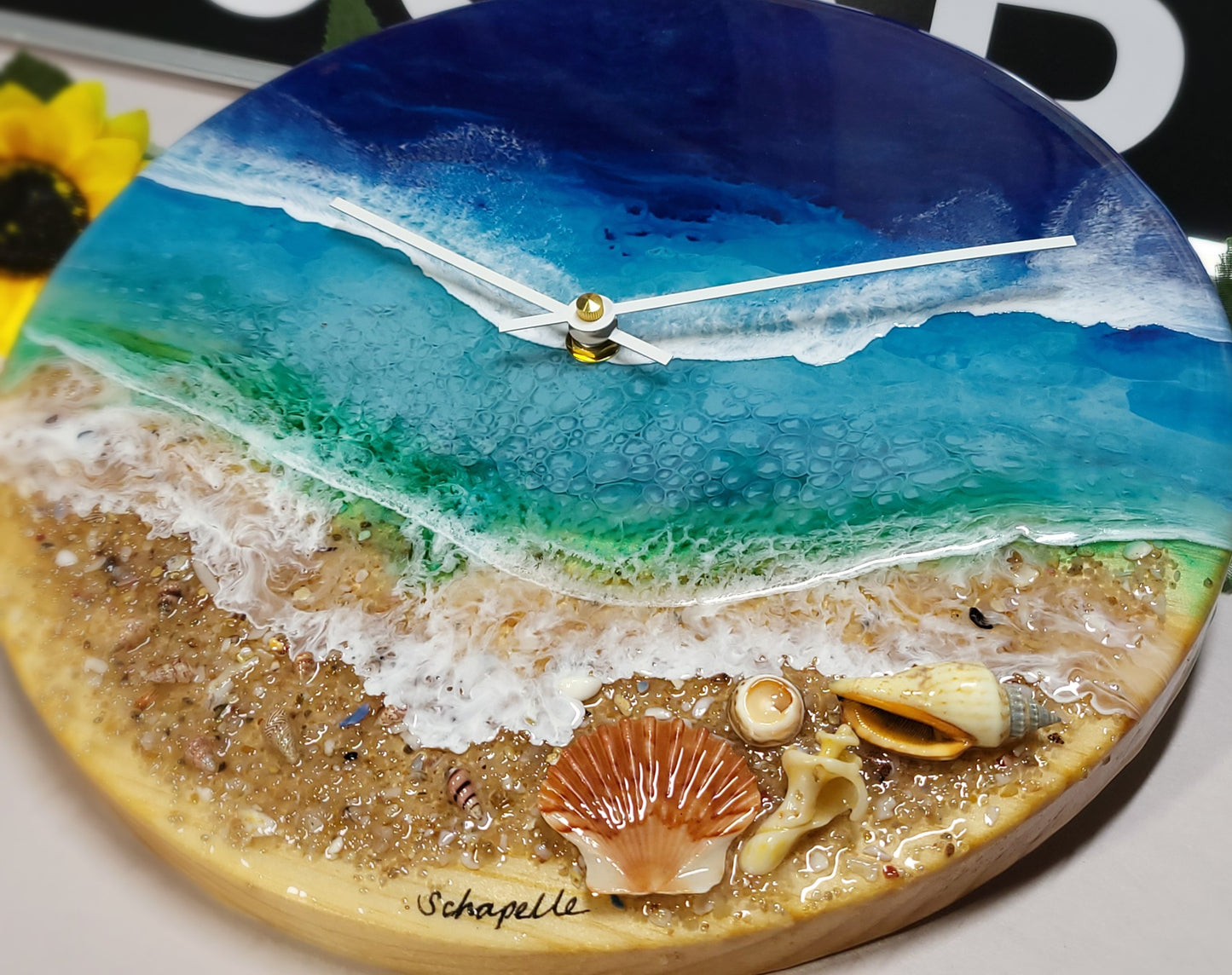 Epoxy Resin Wall Clock Regular (ab1762)