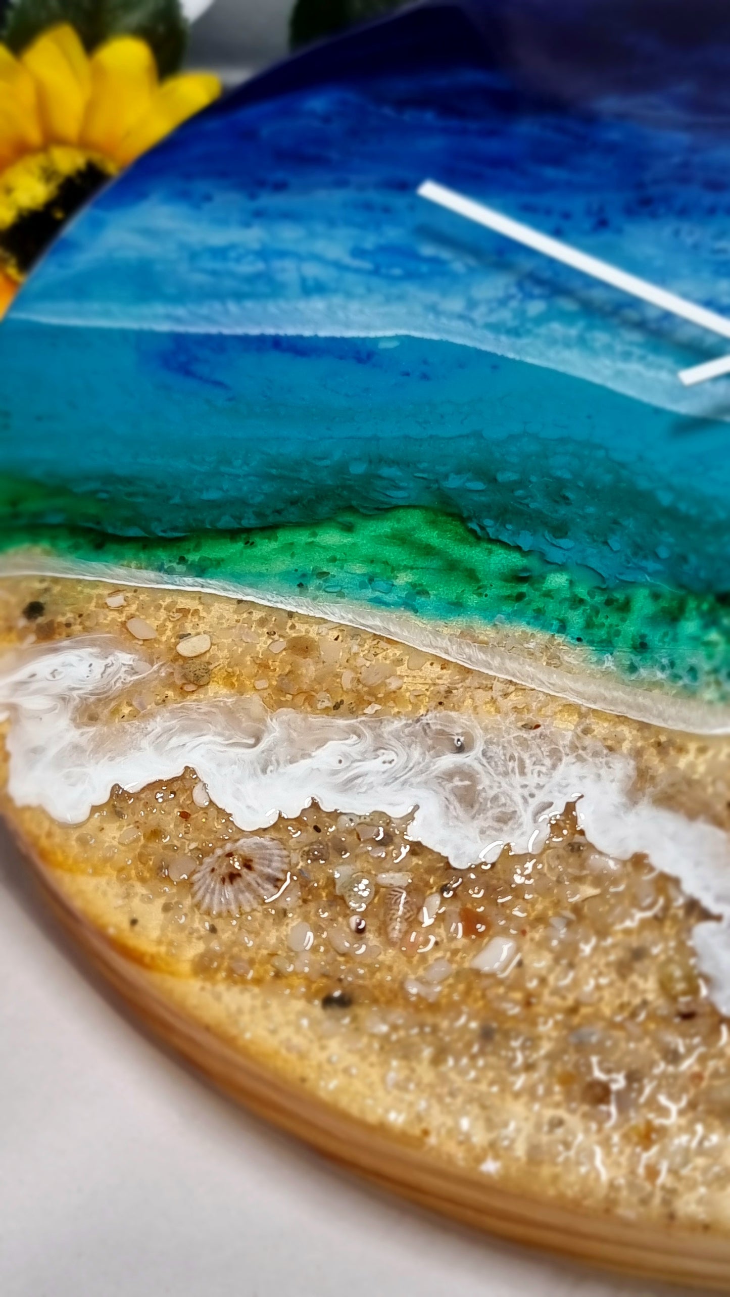 Epoxy Resin Wall Clock Regular (ab1676)