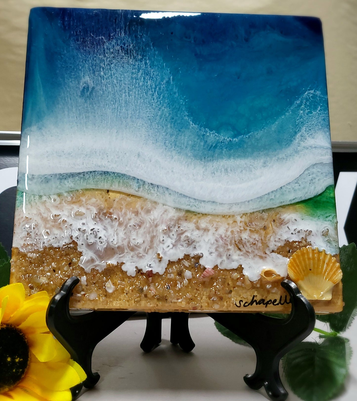 Epoxy Resin Ocean Wall Art