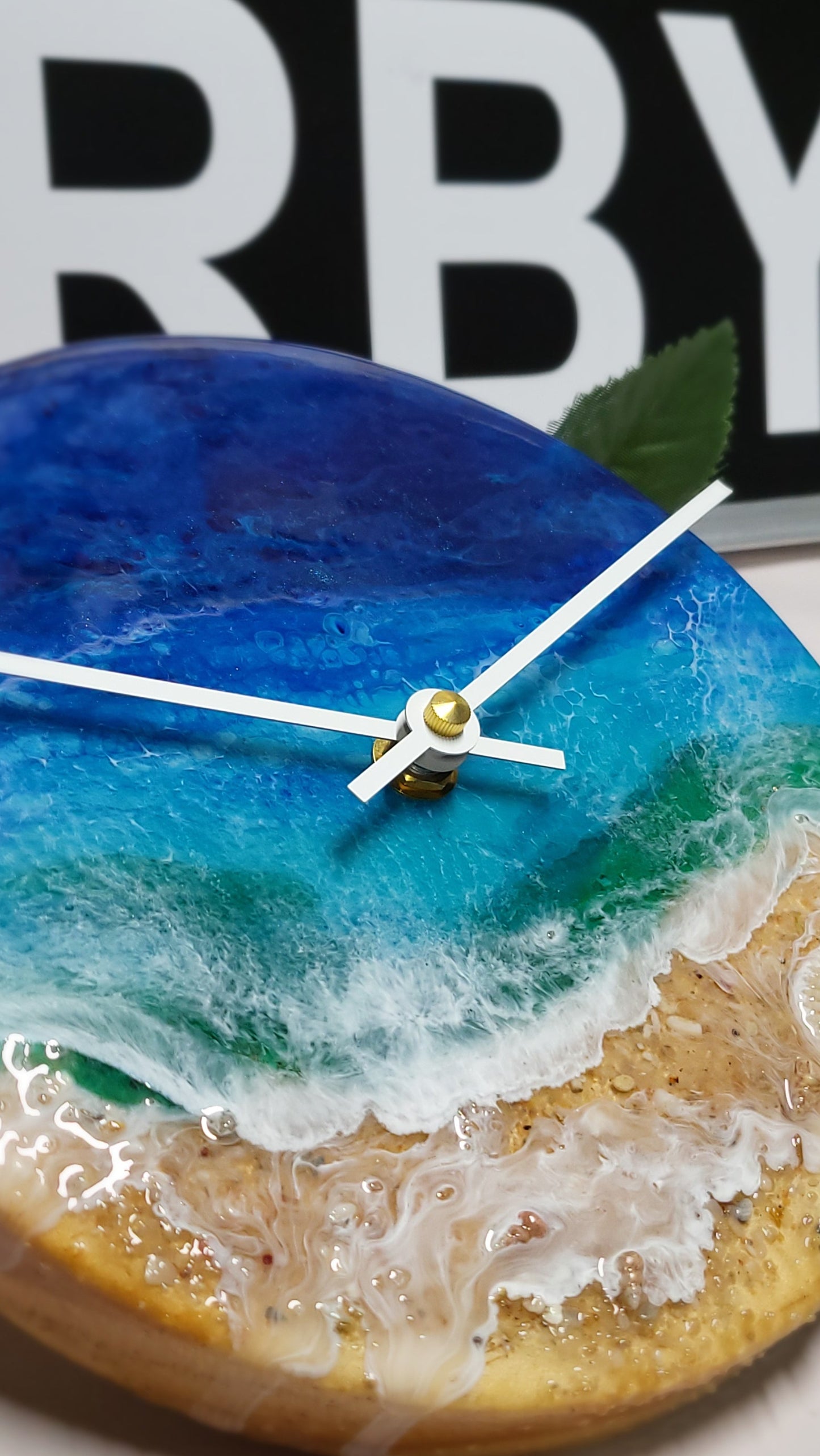 Epoxy Resin Wall Clock Small (ab1732)