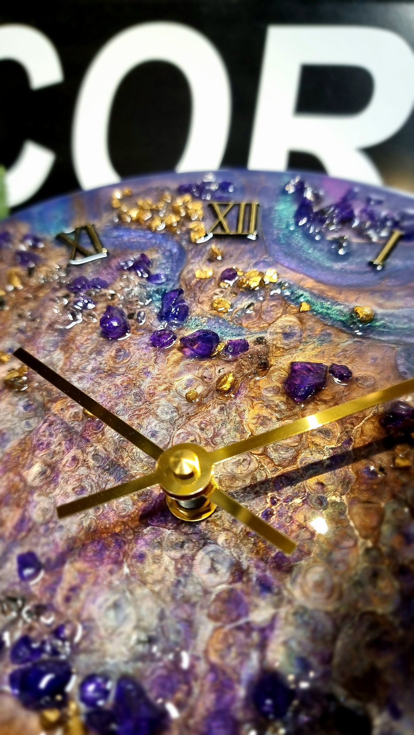 Epoxy Resin Wall Clock Regular (ab1626)
