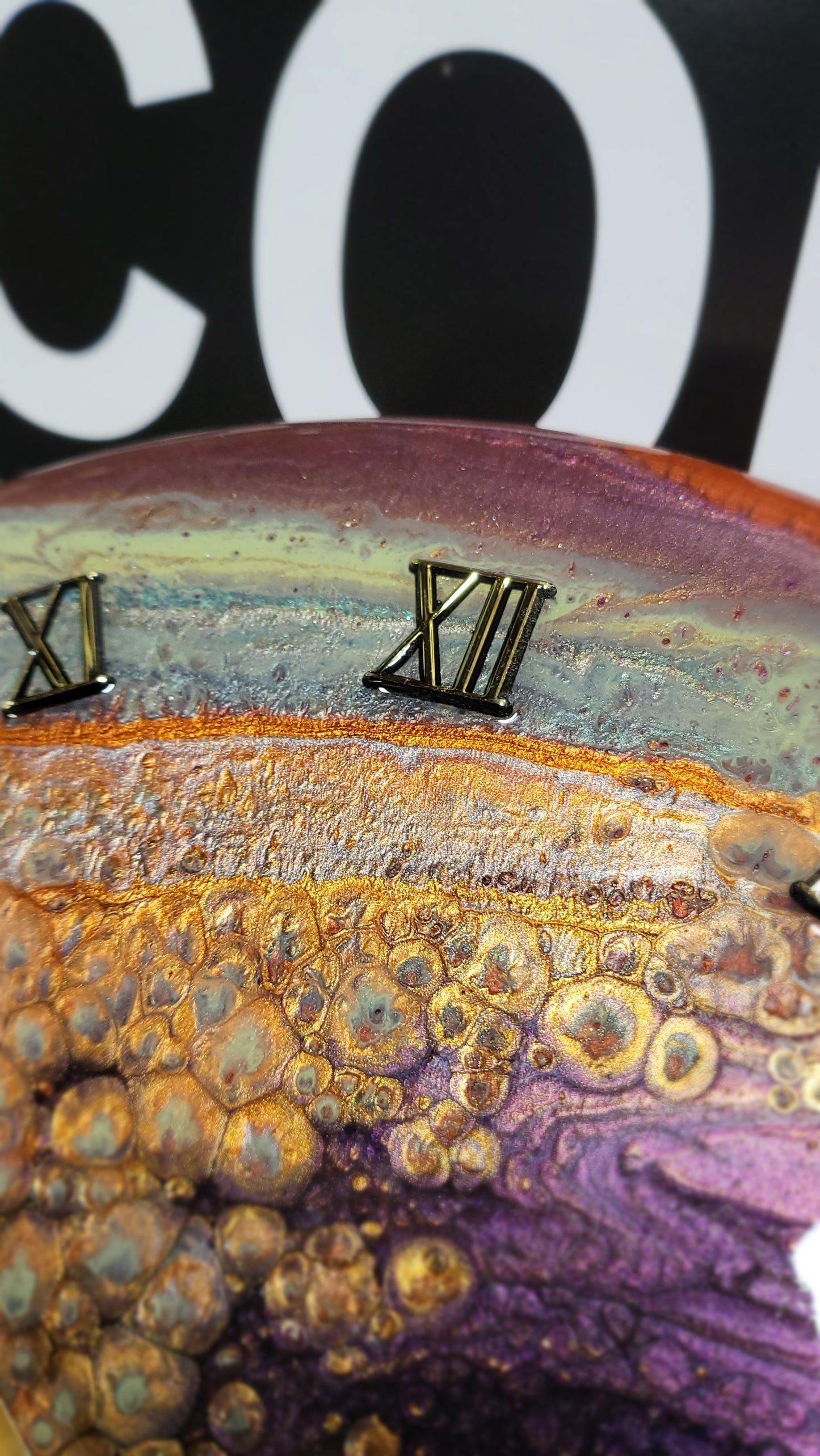Epoxy Resin Wall Clock Regular (ab1743)