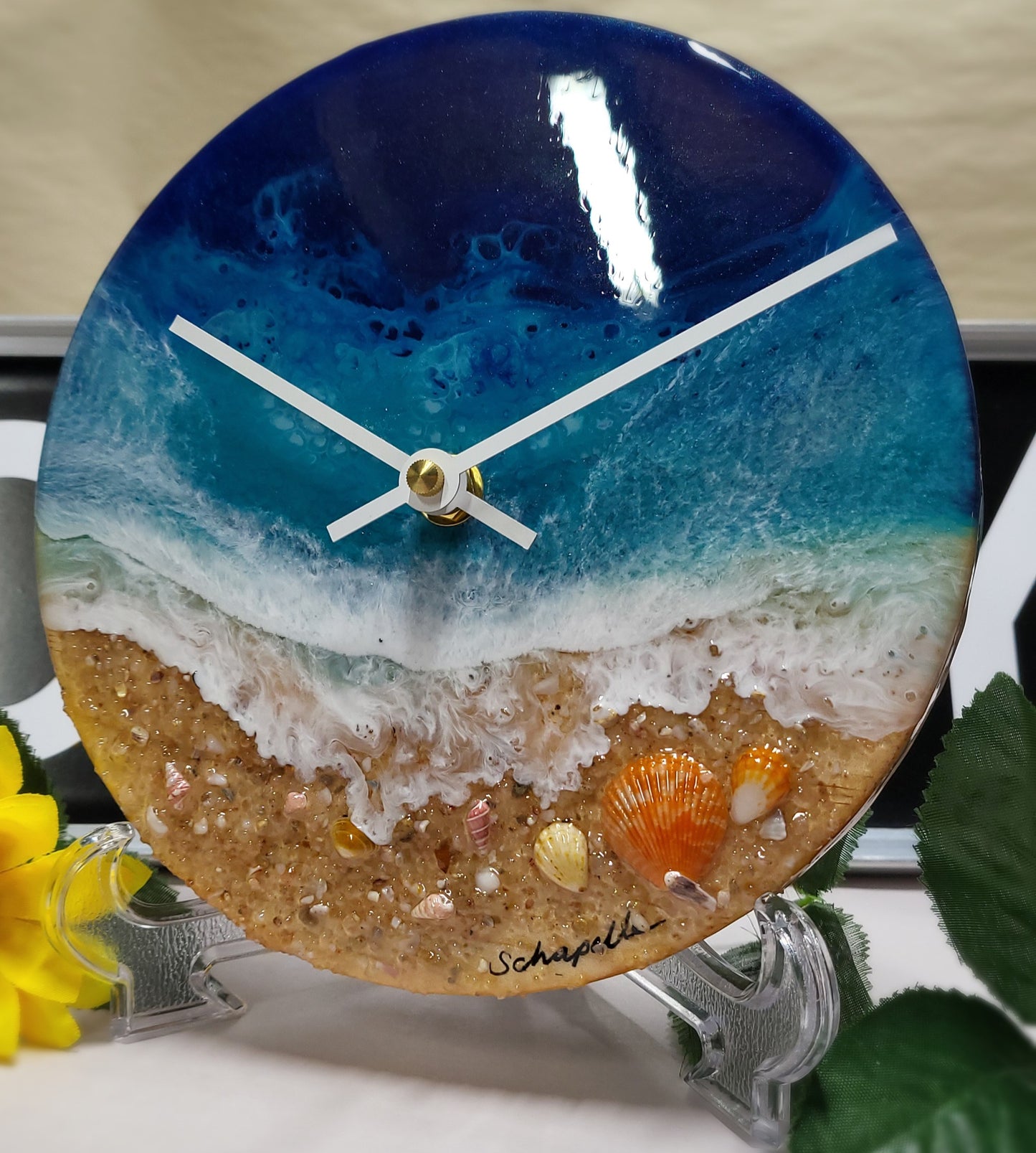 Epoxy Resin Wall Clock Small (ab1729)