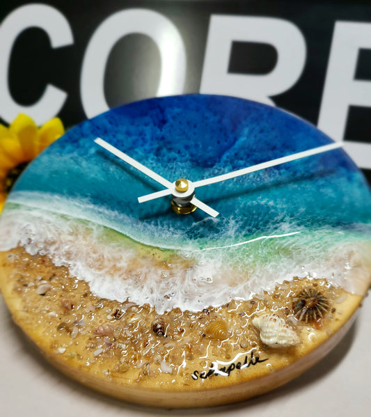 Epoxy Resin Wall Clock Small (ab1717)
